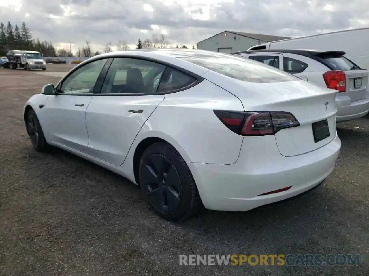 3 Photograph of a damaged car 5YJ3E1EAXMF045458 TESLA MODEL 3 2021