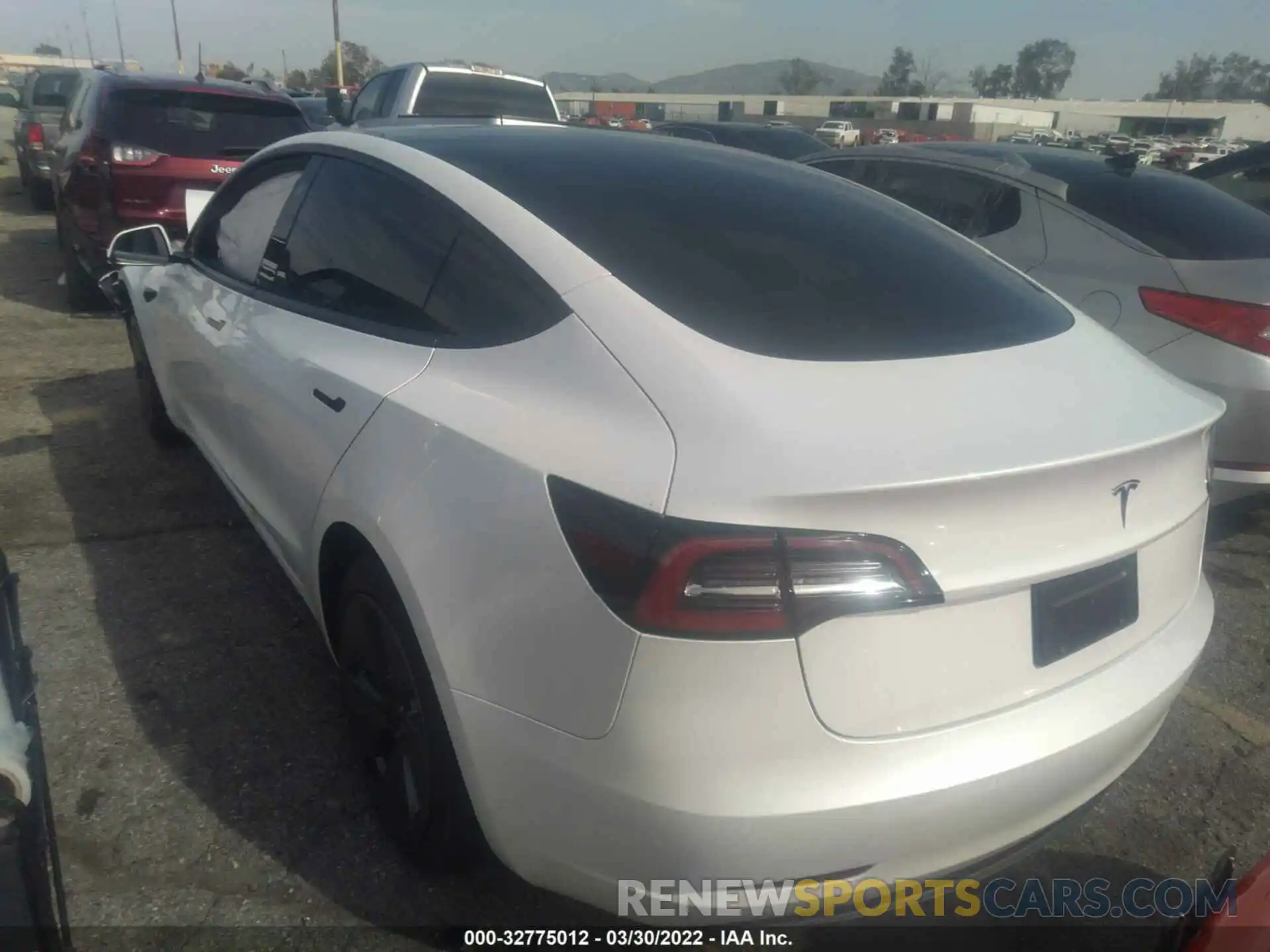 3 Photograph of a damaged car 5YJ3E1EAXMF051227 TESLA MODEL 3 2021