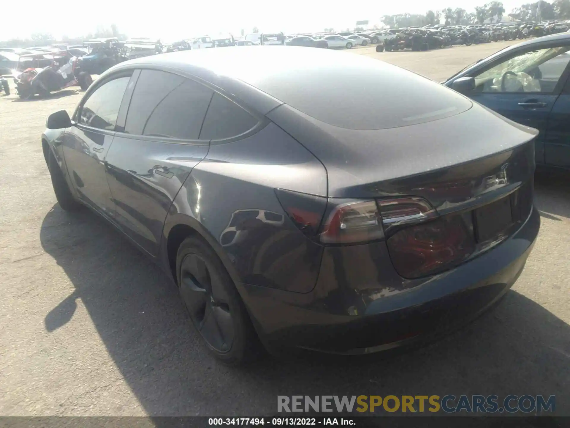 3 Photograph of a damaged car 5YJ3E1EAXMF068397 TESLA MODEL 3 2021