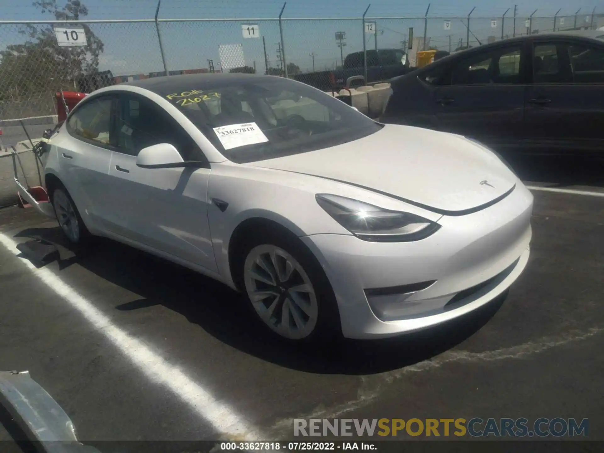 1 Photograph of a damaged car 5YJ3E1EAXMF084874 TESLA MODEL 3 2021