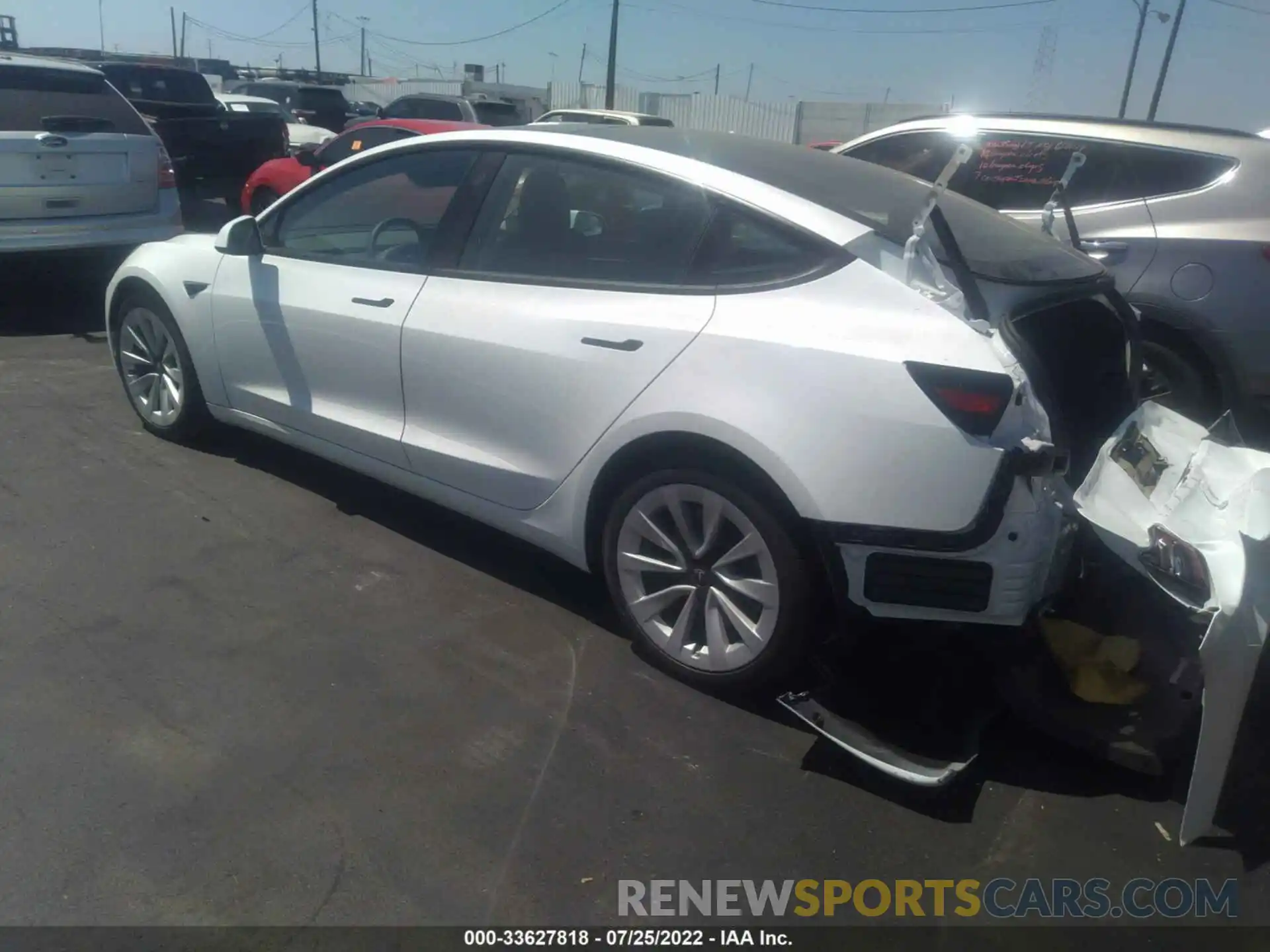 3 Photograph of a damaged car 5YJ3E1EAXMF084874 TESLA MODEL 3 2021