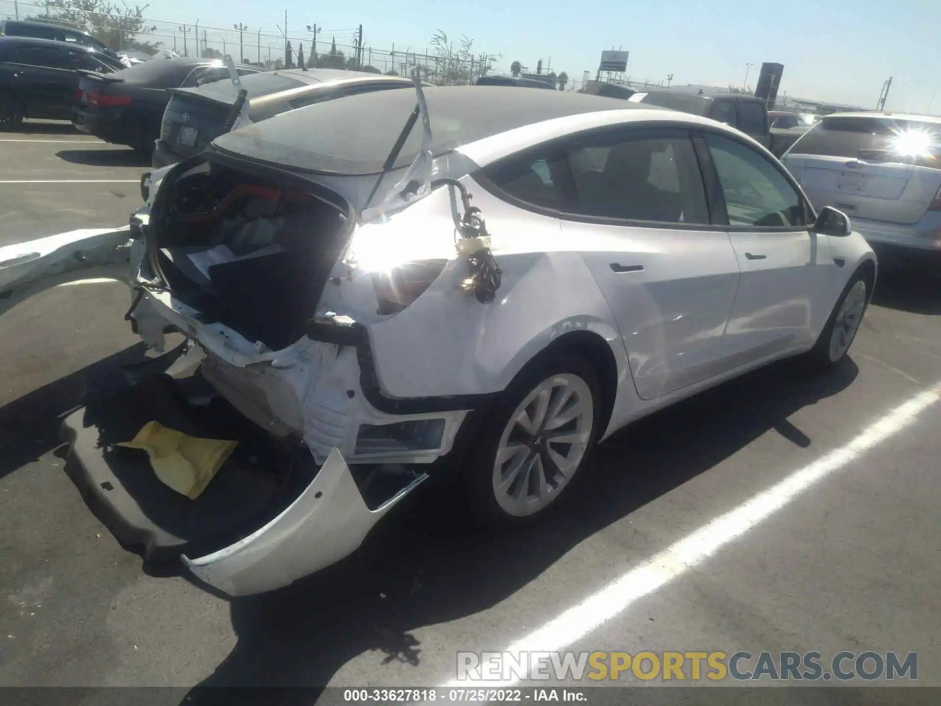 4 Photograph of a damaged car 5YJ3E1EAXMF084874 TESLA MODEL 3 2021