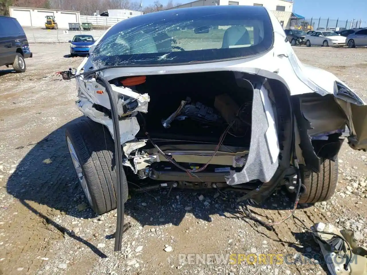 9 Photograph of a damaged car 5YJ3E1EAXMF085894 TESLA MODEL 3 2021