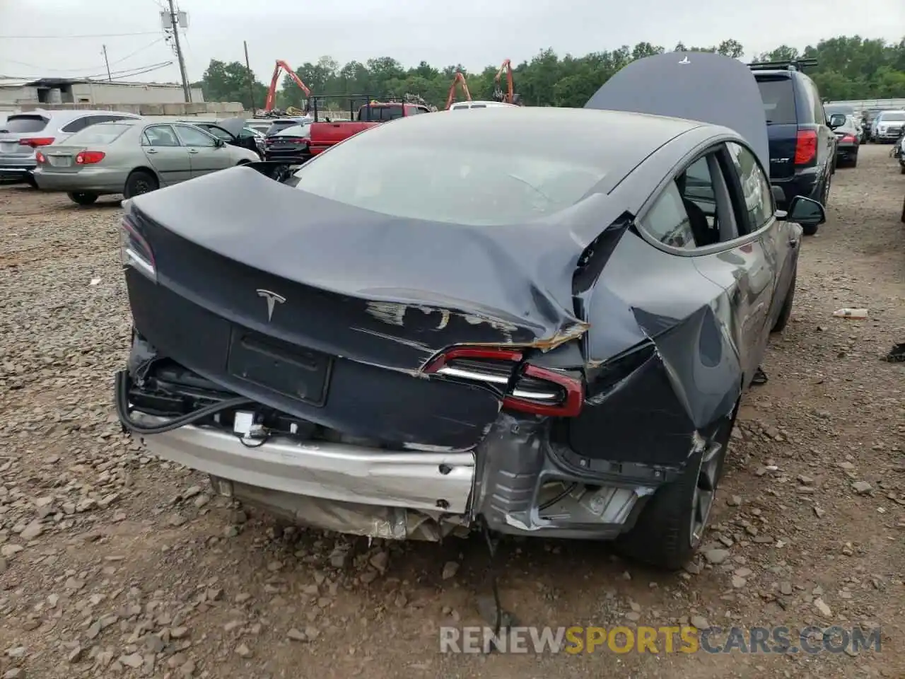 9 Photograph of a damaged car 5YJ3E1EAXMF086351 TESLA MODEL 3 2021