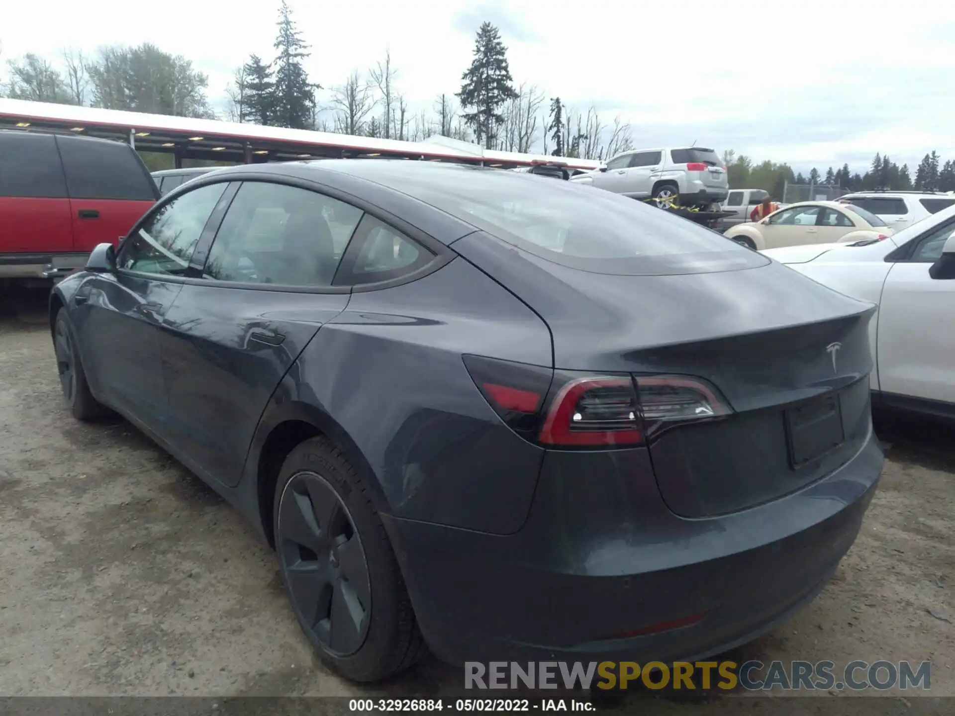 3 Photograph of a damaged car 5YJ3E1EAXMF096913 TESLA MODEL 3 2021