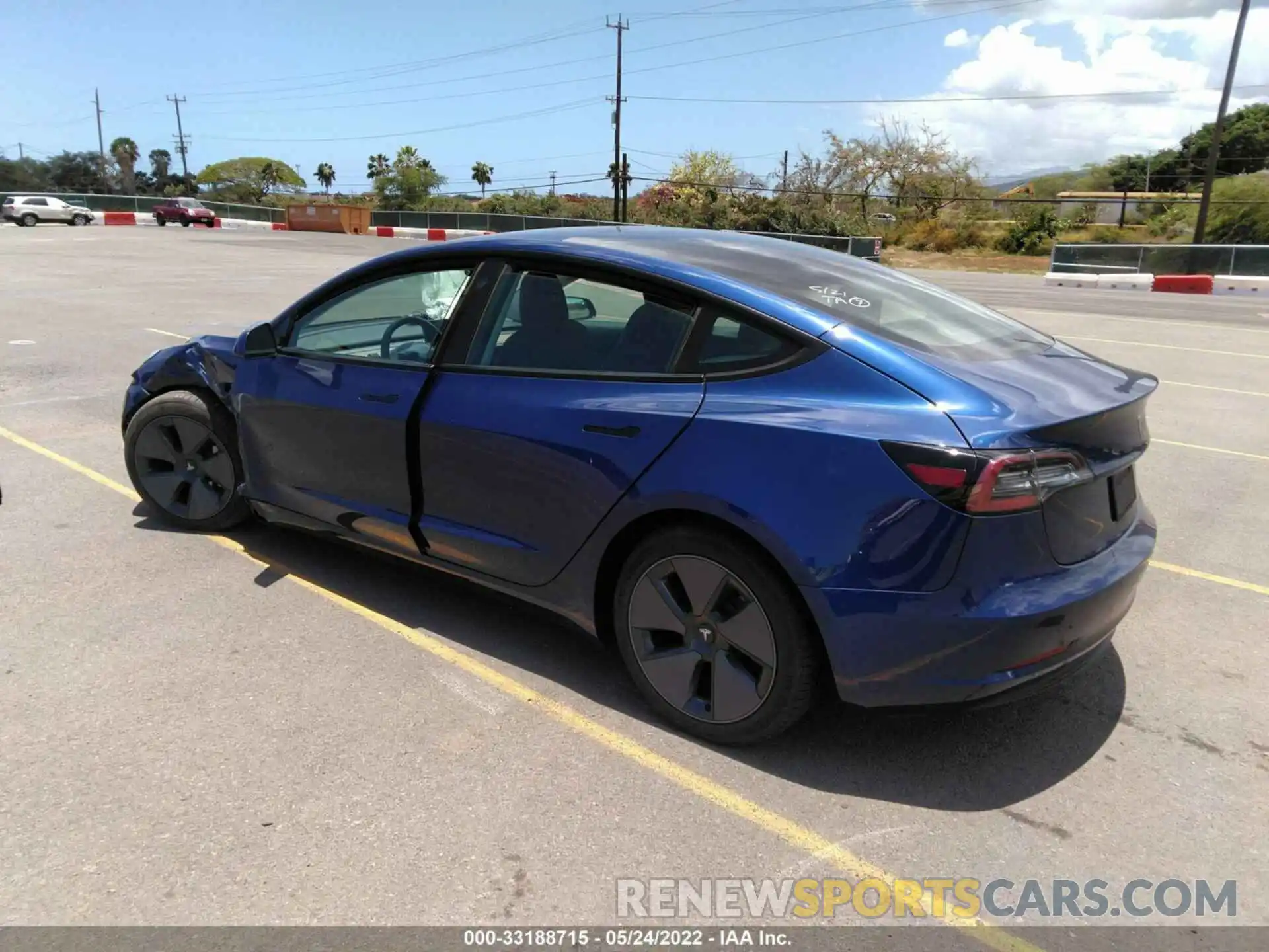 3 Photograph of a damaged car 5YJ3E1EAXMF850537 TESLA MODEL 3 2021