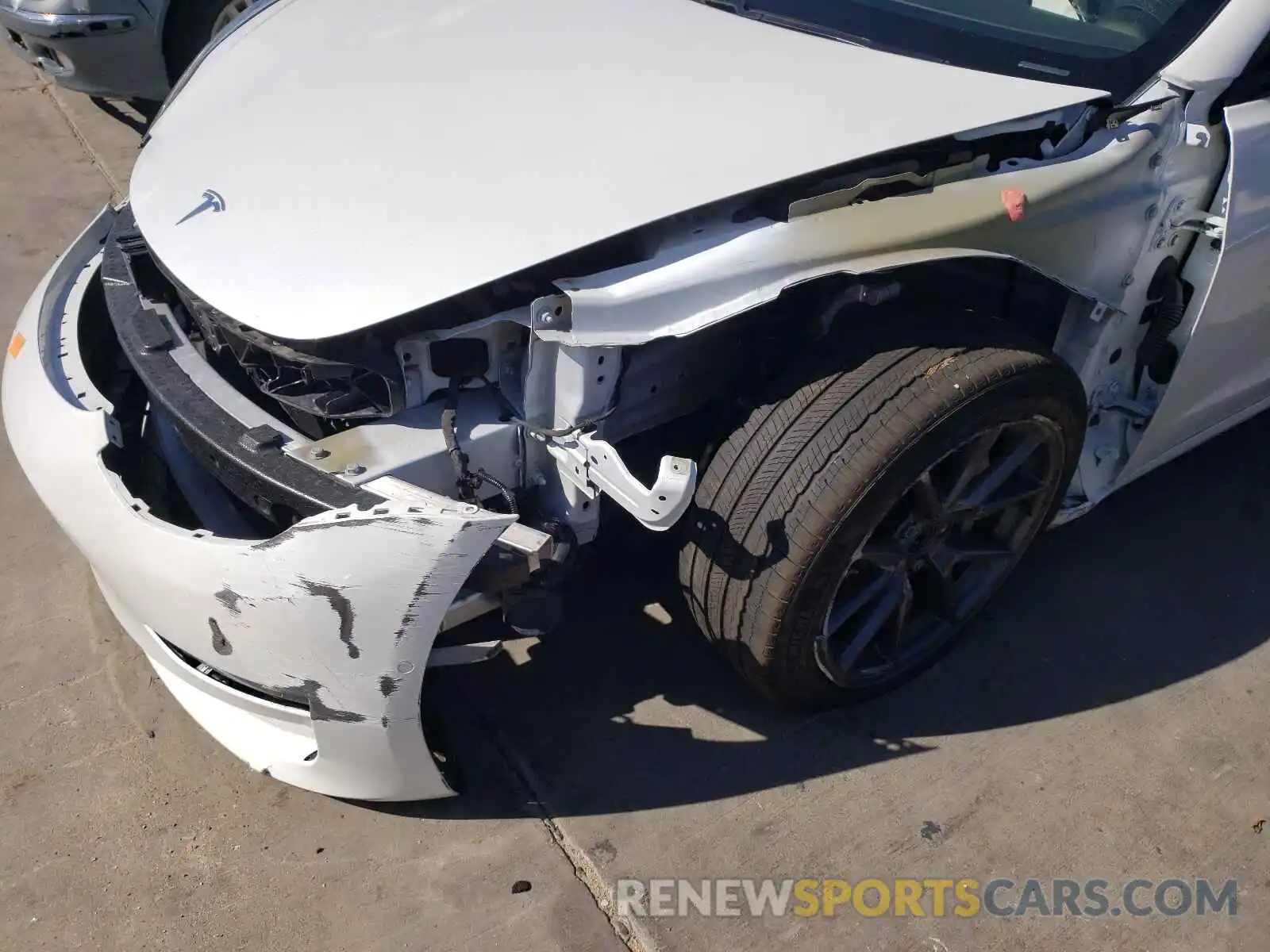 10 Photograph of a damaged car 5YJ3E1EAXMF853745 TESLA MODEL 3 2021