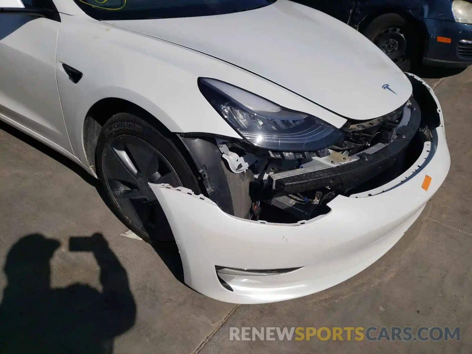 9 Photograph of a damaged car 5YJ3E1EAXMF853745 TESLA MODEL 3 2021