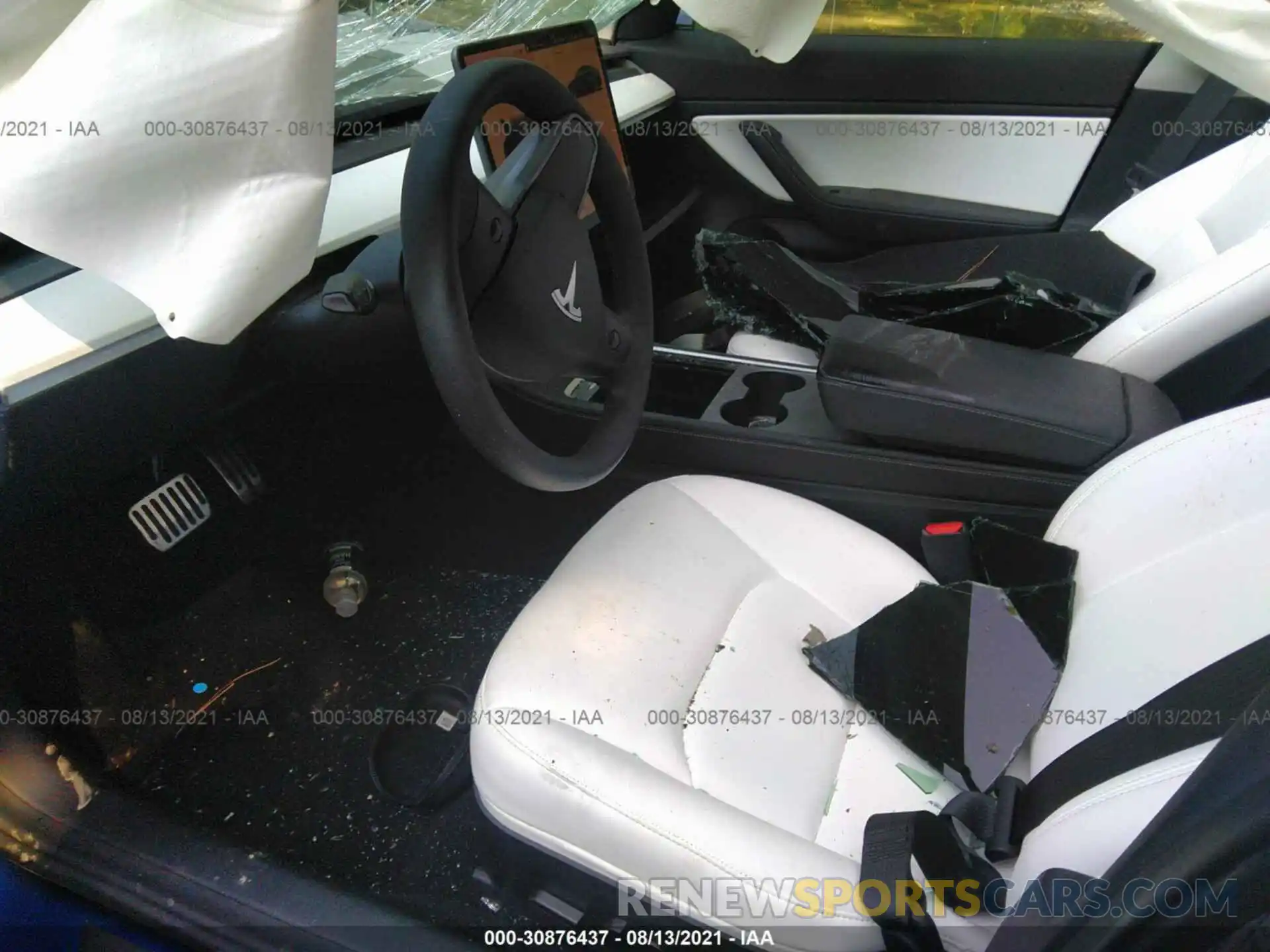 5 Photograph of a damaged car 5YJ3E1EAXMF853857 TESLA MODEL 3 2021