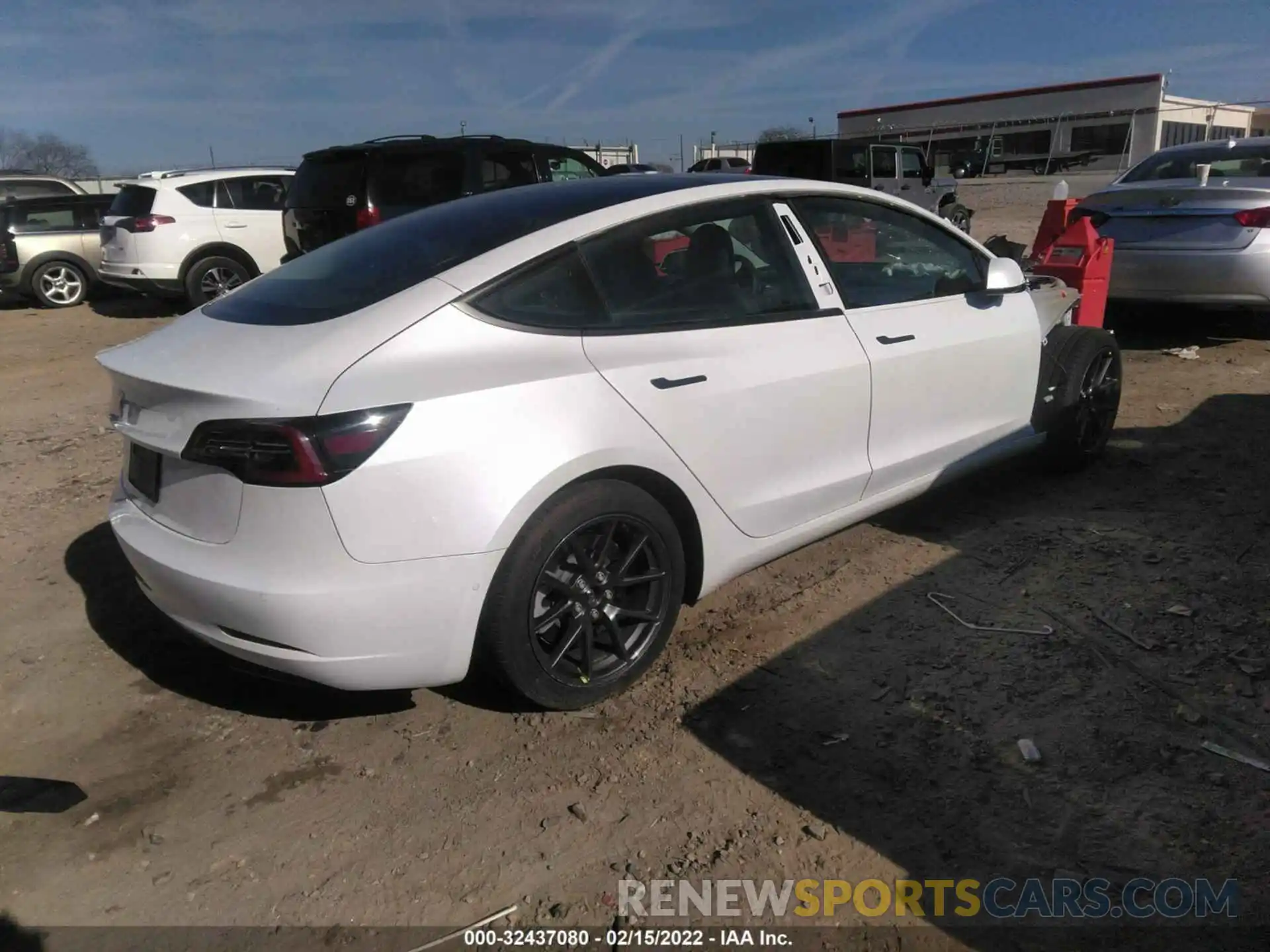 4 Photograph of a damaged car 5YJ3E1EAXMF854751 TESLA MODEL 3 2021