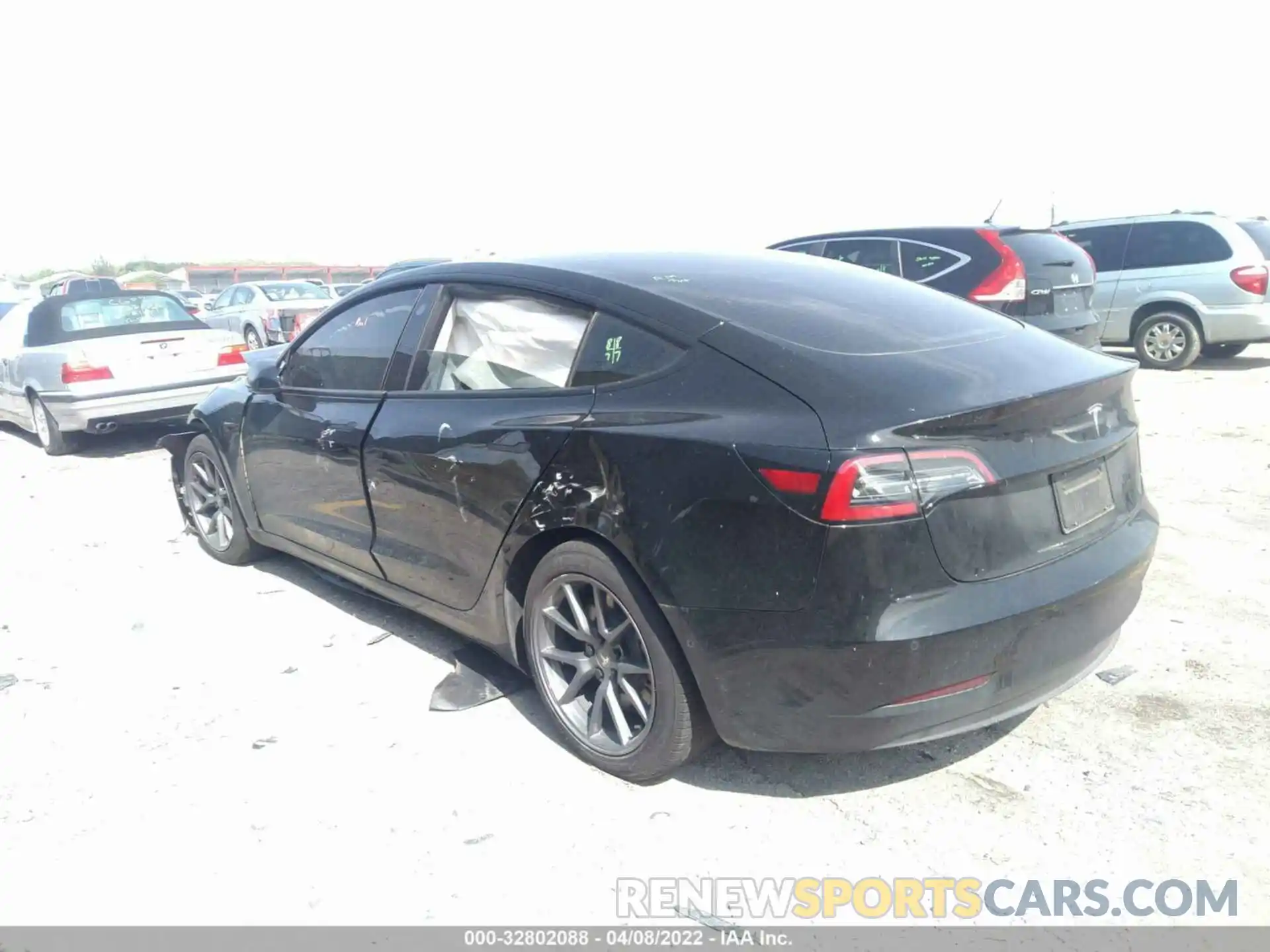 3 Photograph of a damaged car 5YJ3E1EAXMF854930 TESLA MODEL 3 2021