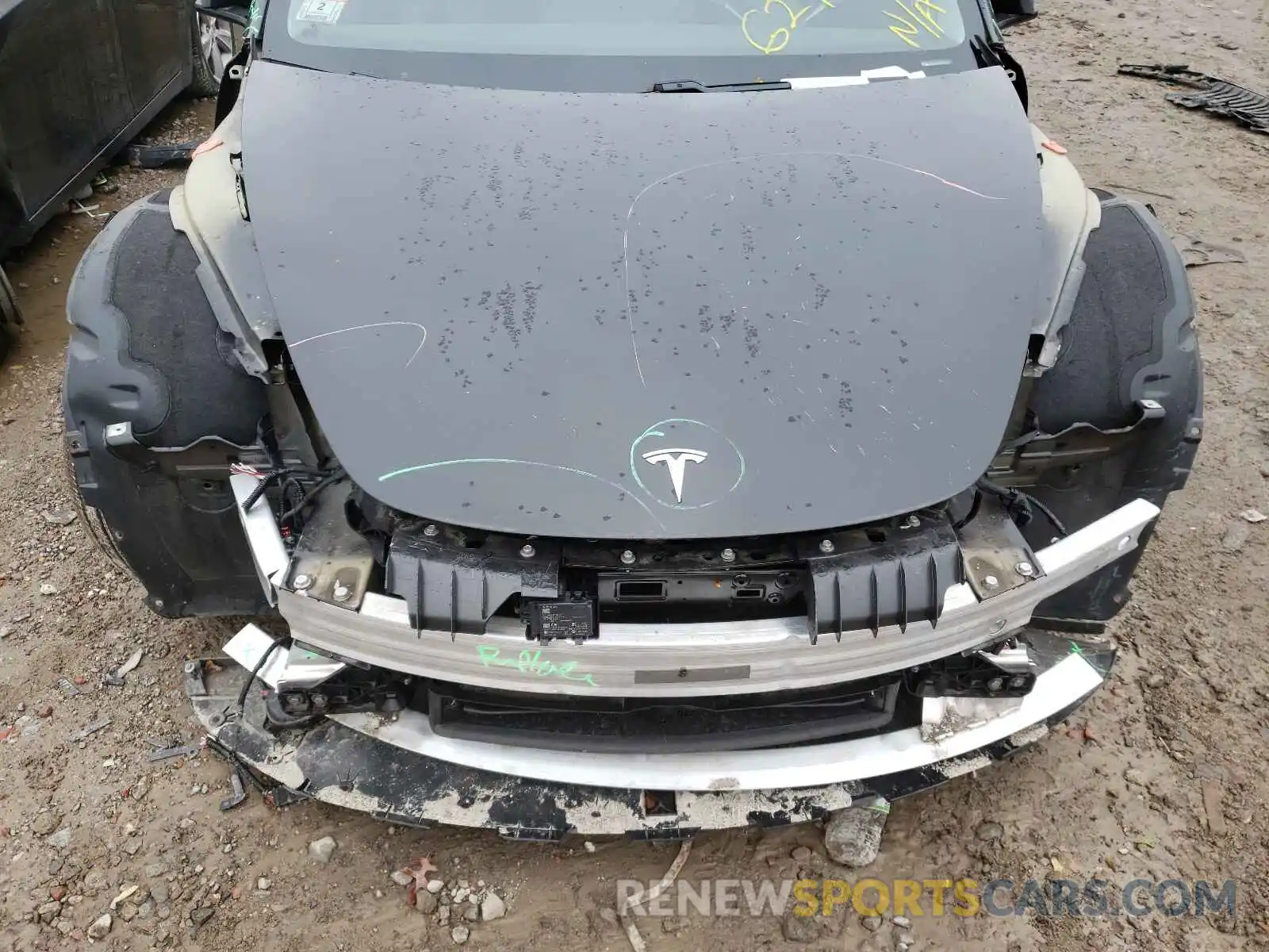 9 Photograph of a damaged car 5YJ3E1EAXMF857567 TESLA MODEL 3 2021