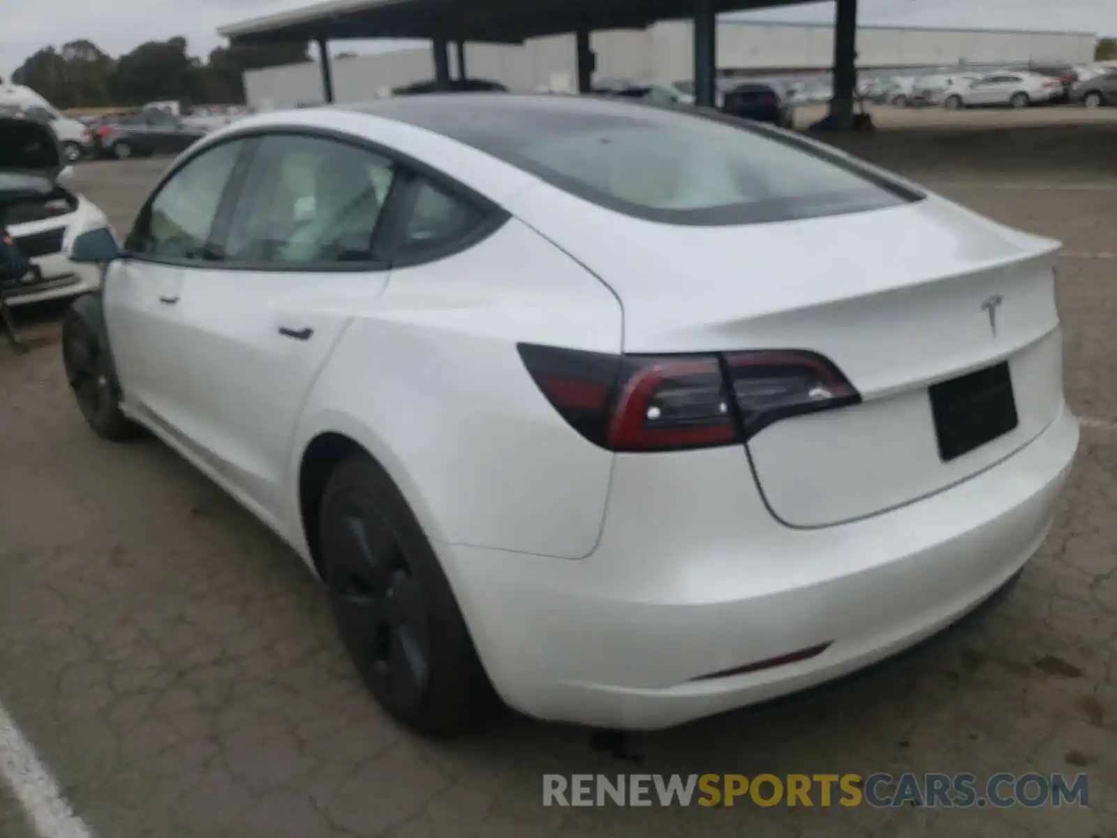 3 Photograph of a damaged car 5YJ3E1EAXMF858881 TESLA MODEL 3 2021