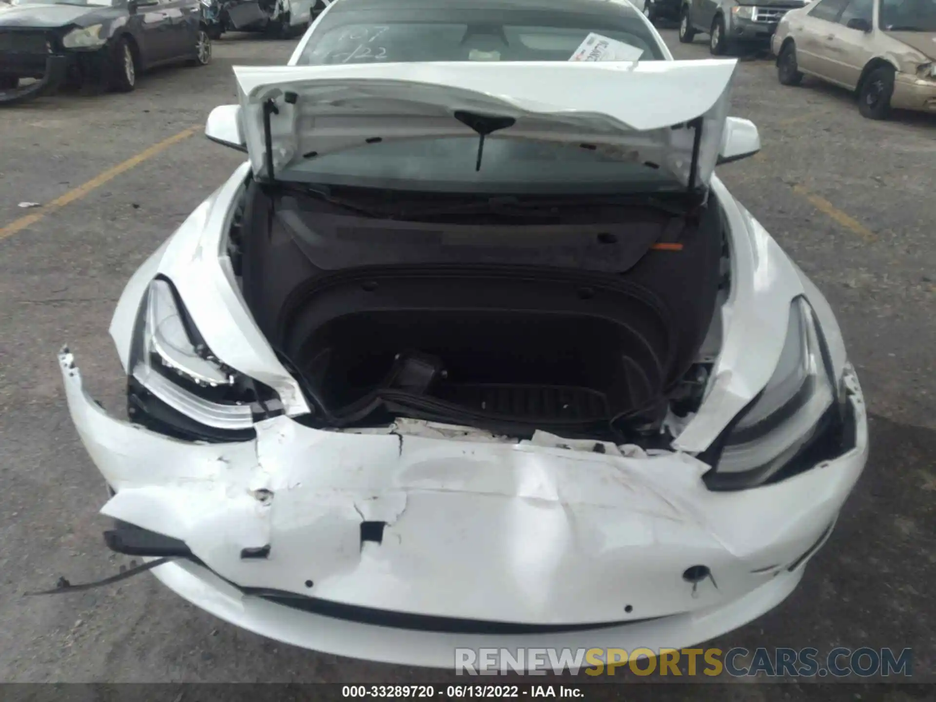 6 Photograph of a damaged car 5YJ3E1EAXMF859707 TESLA MODEL 3 2021