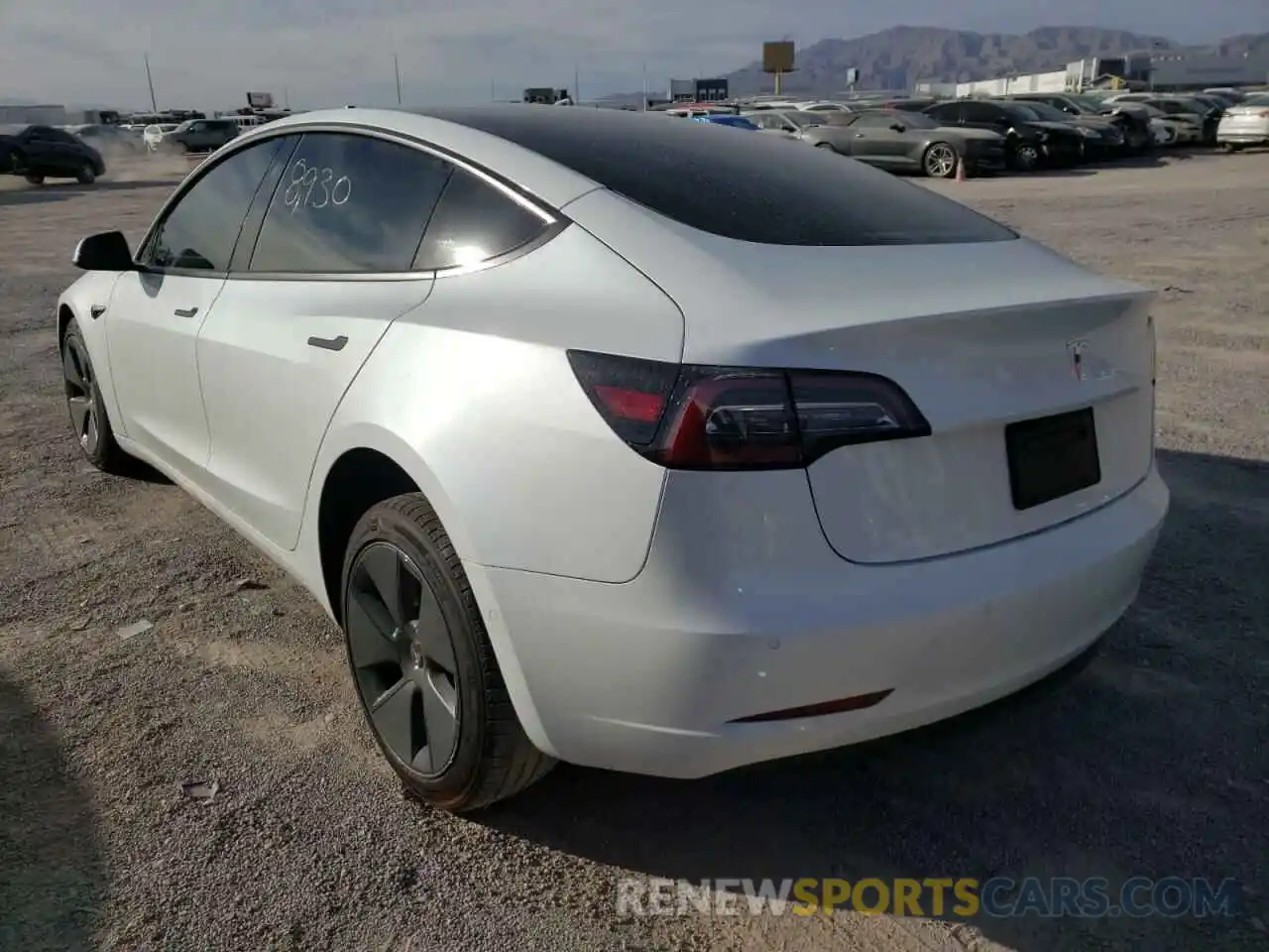 3 Photograph of a damaged car 5YJ3E1EAXMF871758 TESLA MODEL 3 2021