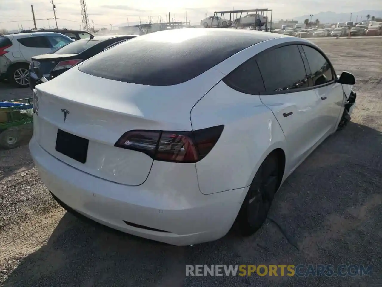 4 Photograph of a damaged car 5YJ3E1EAXMF871758 TESLA MODEL 3 2021