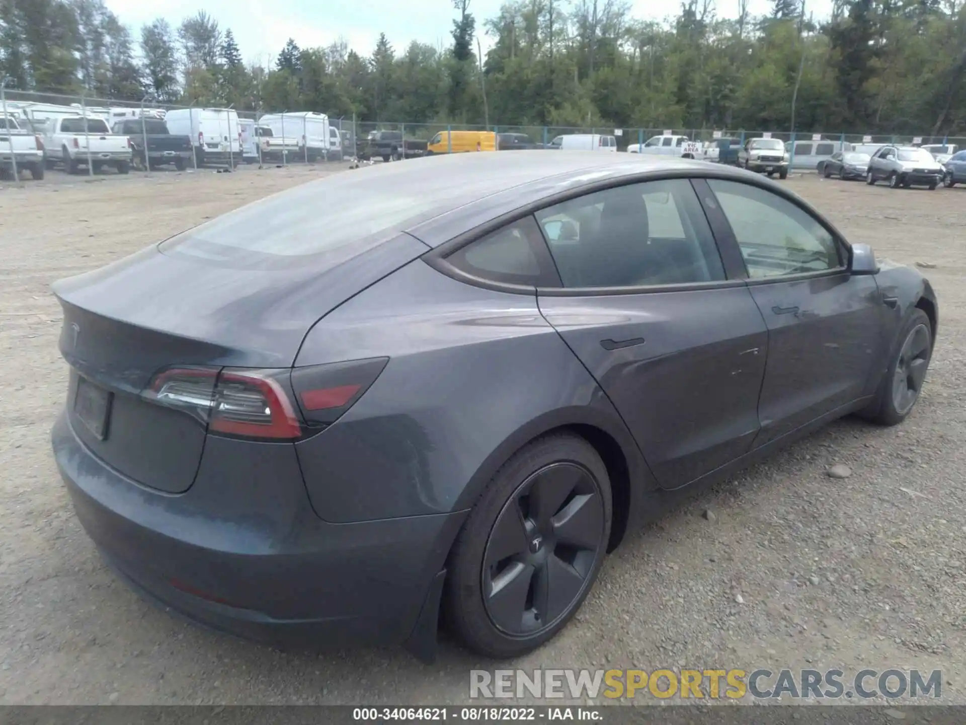 4 Photograph of a damaged car 5YJ3E1EAXMF873834 TESLA MODEL 3 2021