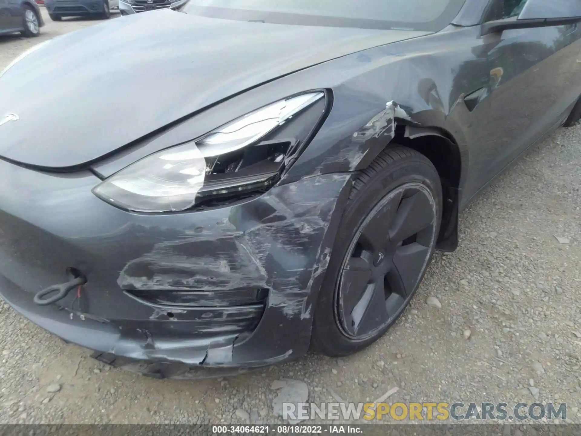 6 Photograph of a damaged car 5YJ3E1EAXMF873834 TESLA MODEL 3 2021