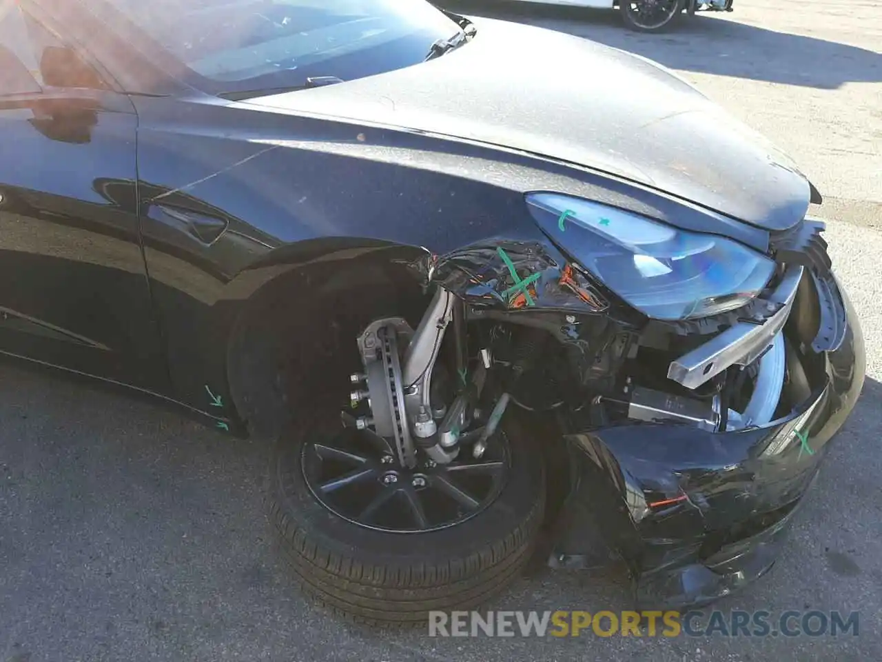 9 Photograph of a damaged car 5YJ3E1EAXMF920845 TESLA MODEL 3 2021