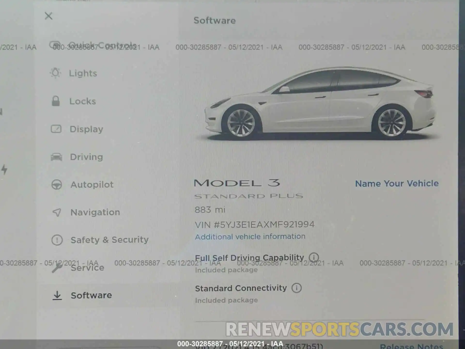 7 Photograph of a damaged car 5YJ3E1EAXMF921994 TESLA MODEL 3 2021