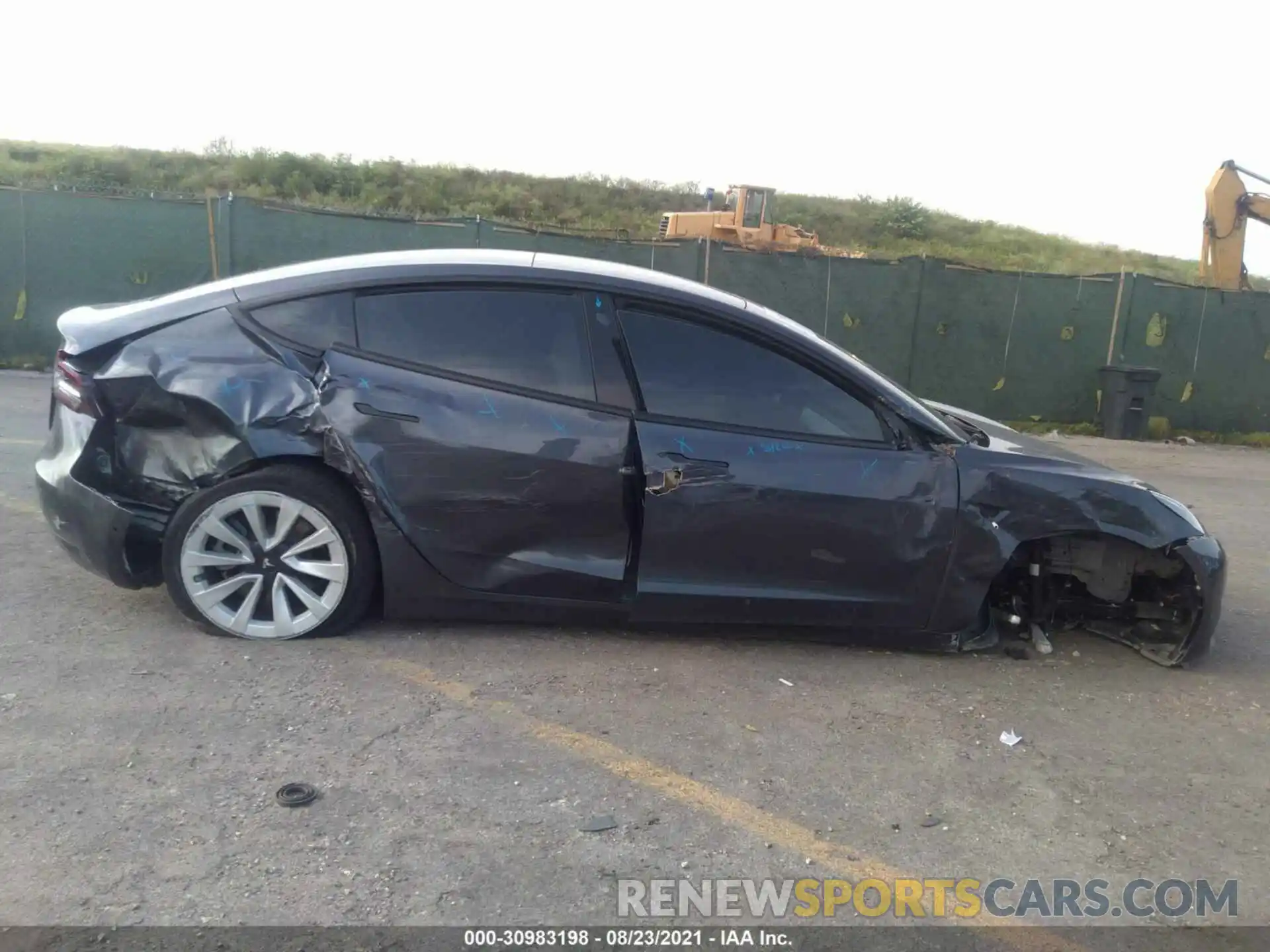 6 Photograph of a damaged car 5YJ3E1EAXMF922126 TESLA MODEL 3 2021