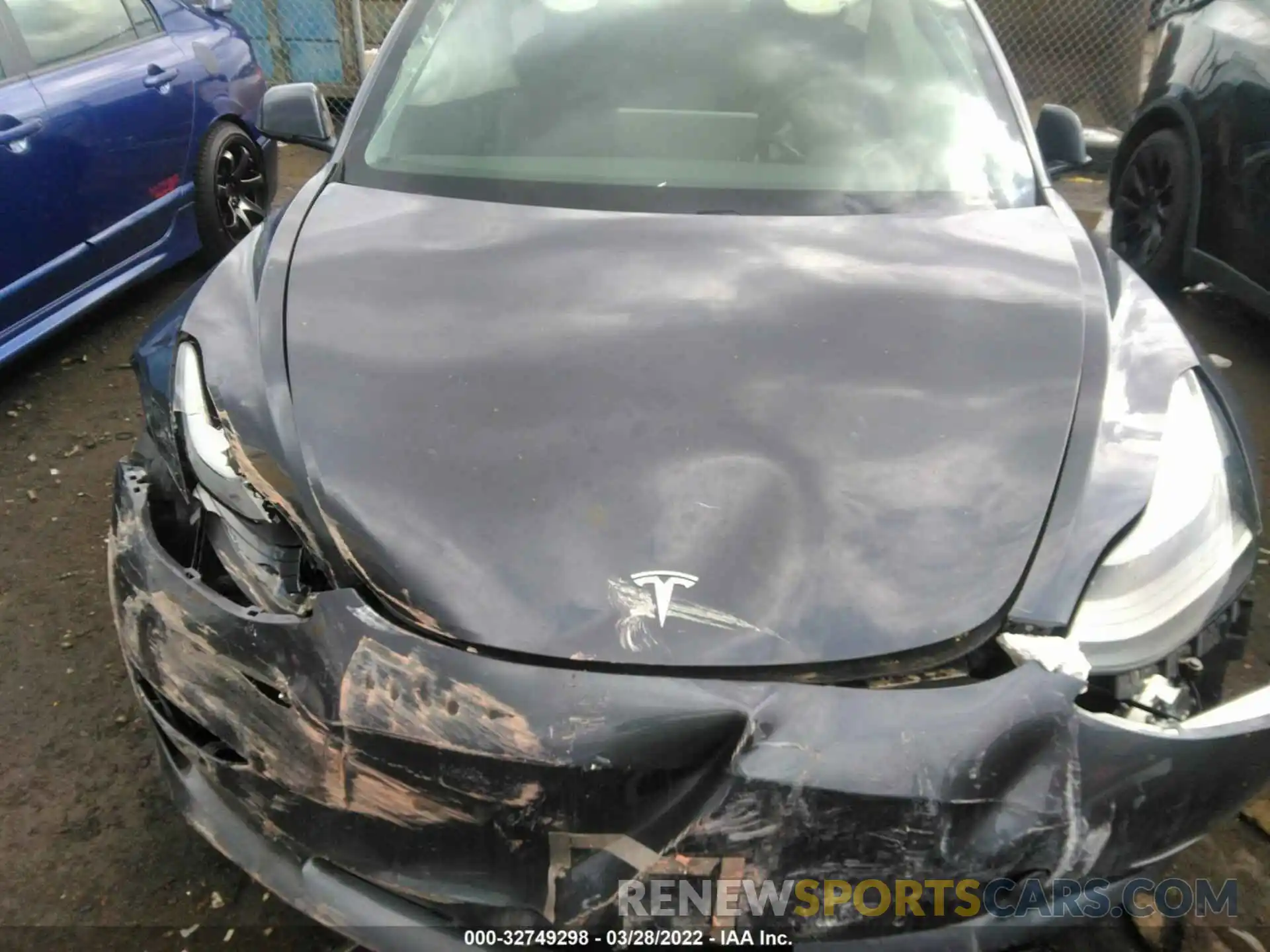 10 Photograph of a damaged car 5YJ3E1EAXMF930209 TESLA MODEL 3 2021