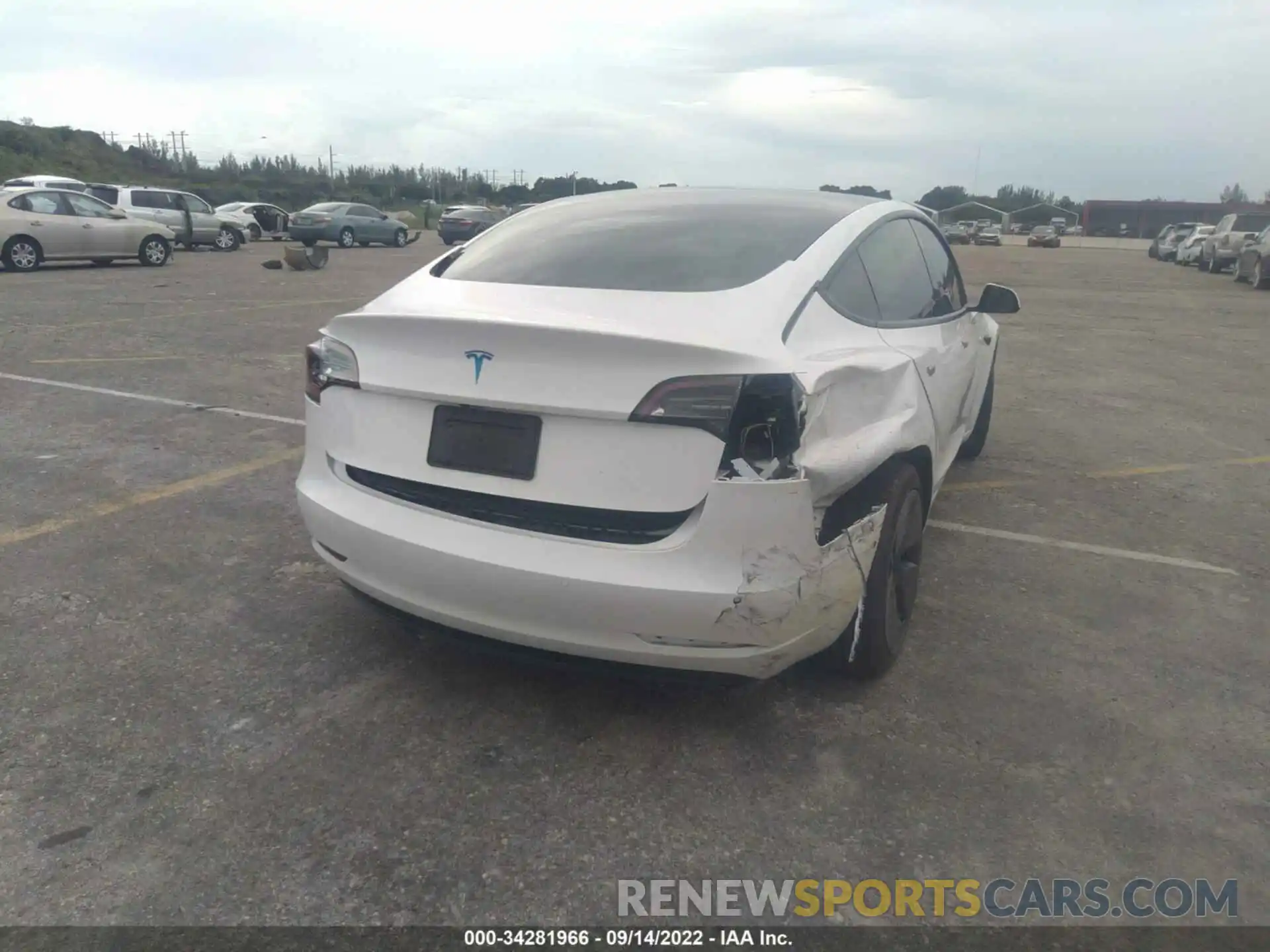 6 Photograph of a damaged car 5YJ3E1EAXMF969091 TESLA MODEL 3 2021