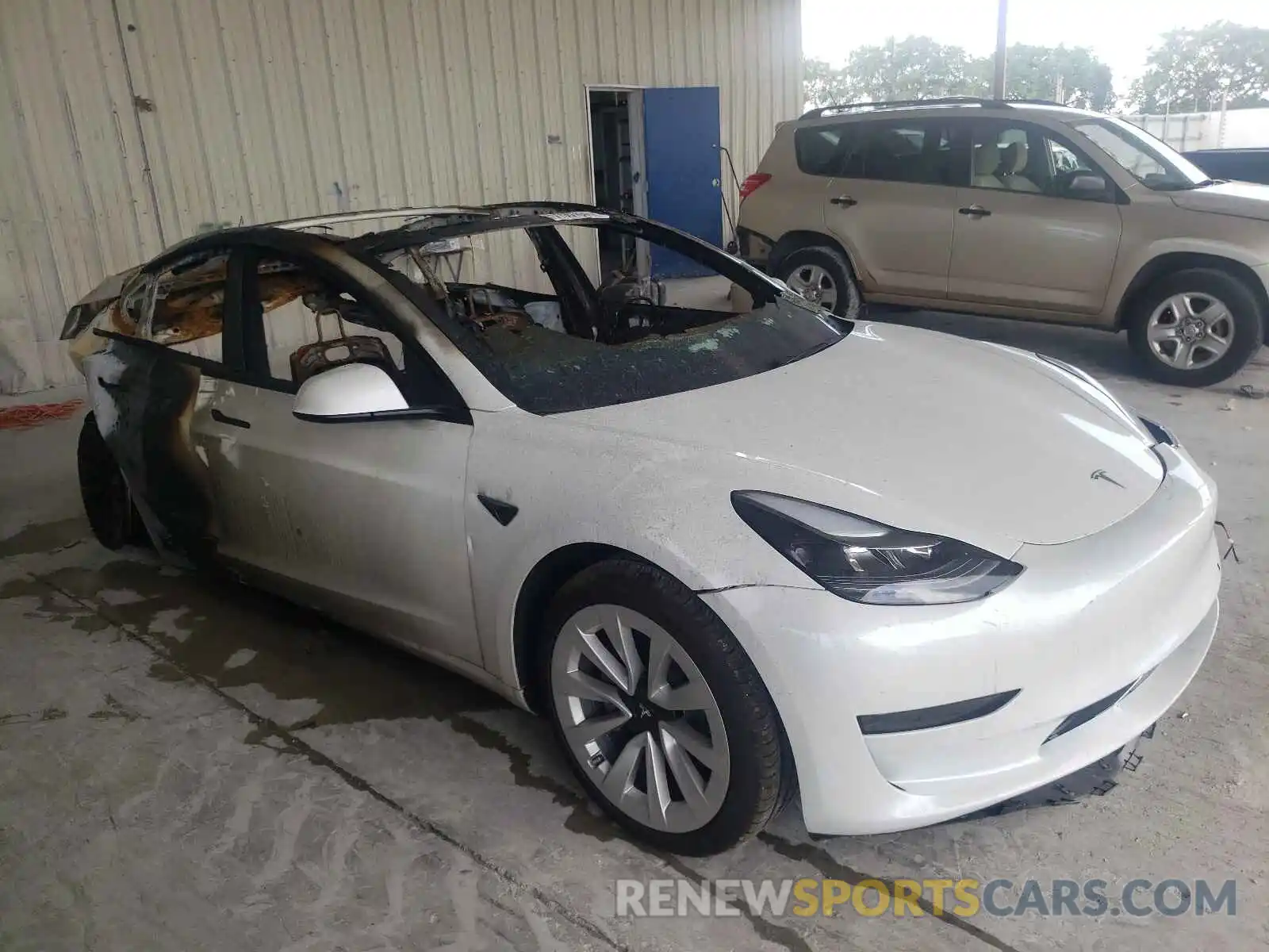 9 Photograph of a damaged car 5YJ3E1EAXMF978583 TESLA MODEL 3 2021