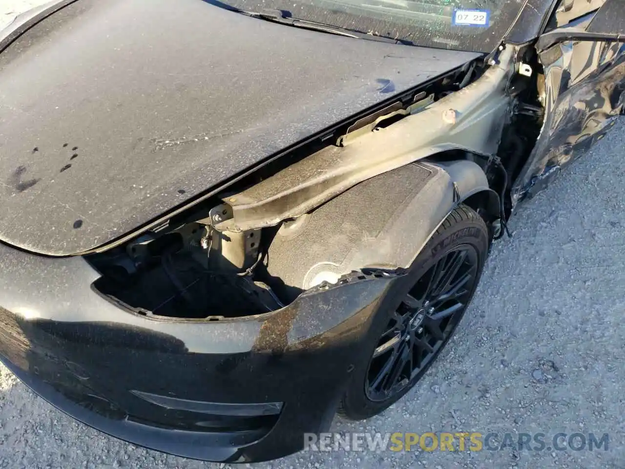 9 Photograph of a damaged car 5YJ3E1EAXMF986800 TESLA MODEL 3 2021