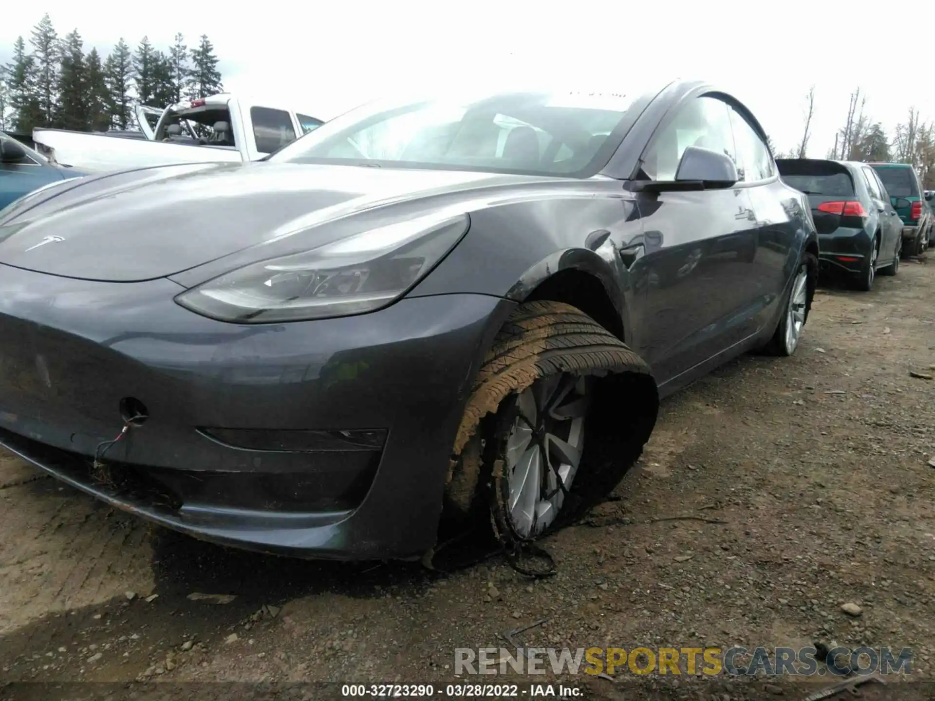 6 Фотография поврежденного автомобиля 5YJ3E1EAXMF987185 TESLA MODEL 3 2021