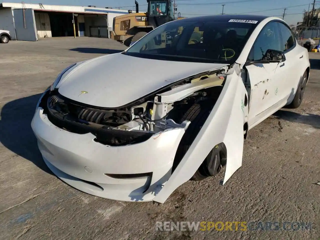 9 Photograph of a damaged car 5YJ3E1EAXMF992547 TESLA MODEL 3 2021