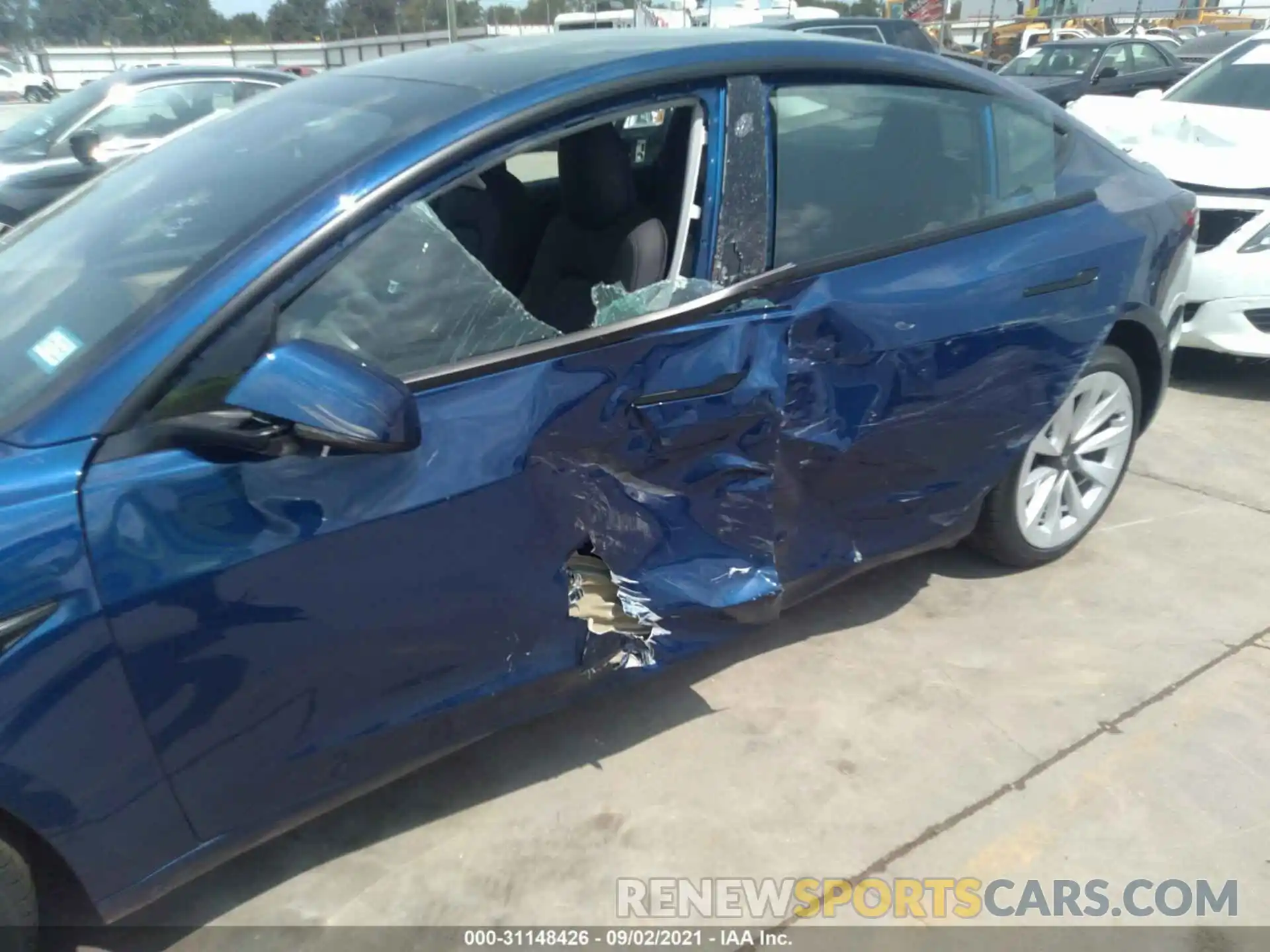 6 Photograph of a damaged car 5YJ3E1EAXMF998364 TESLA MODEL 3 2021