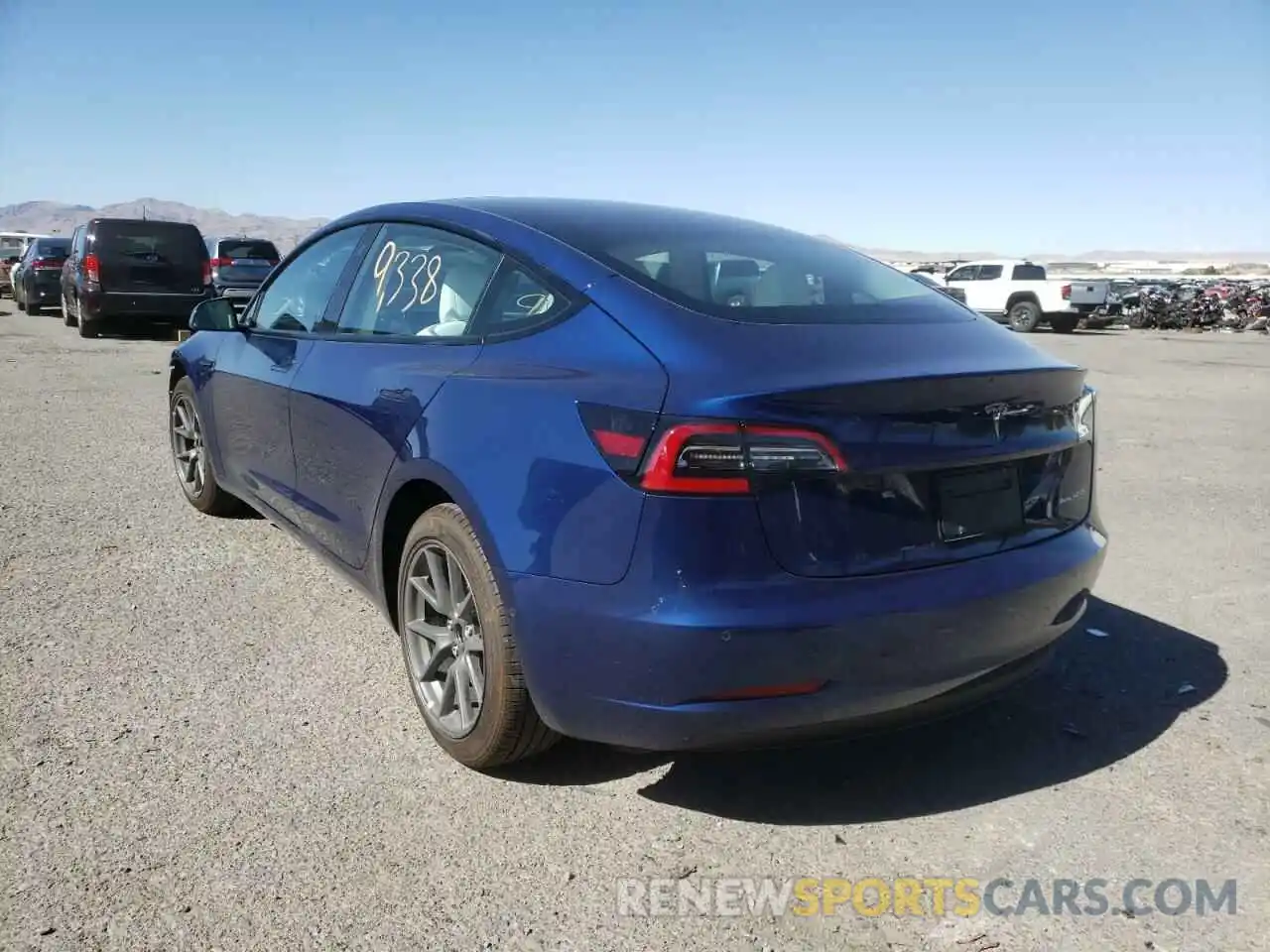 3 Photograph of a damaged car 5YJ3E1EB0MF056767 TESLA MODEL 3 2021