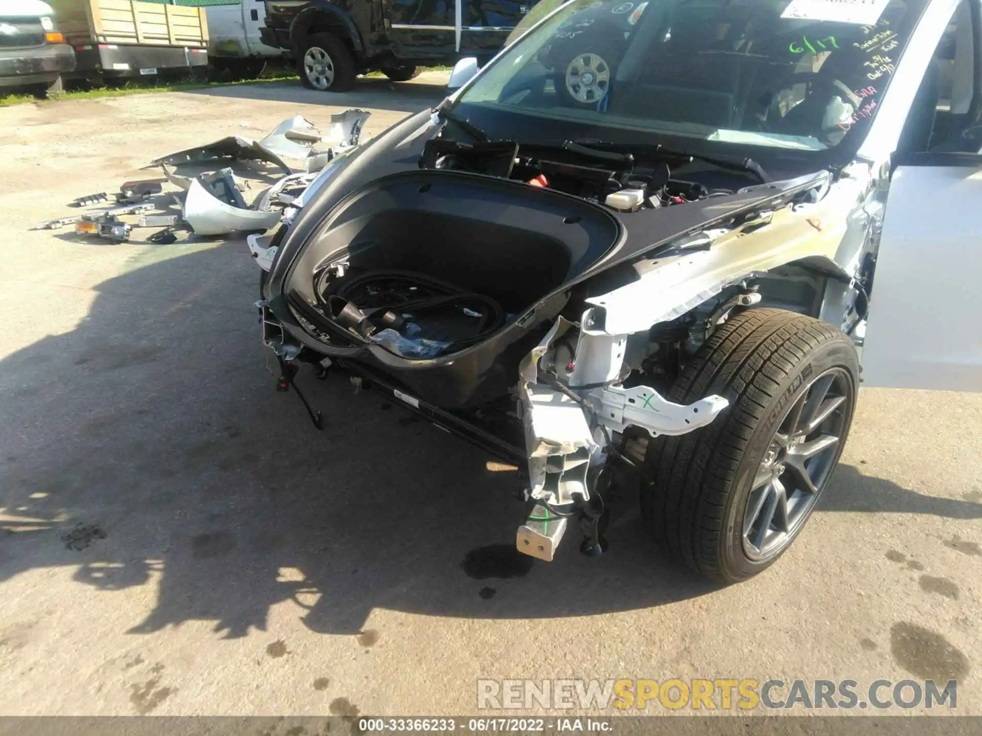 6 Photograph of a damaged car 5YJ3E1EB0MF087405 TESLA MODEL 3 2021