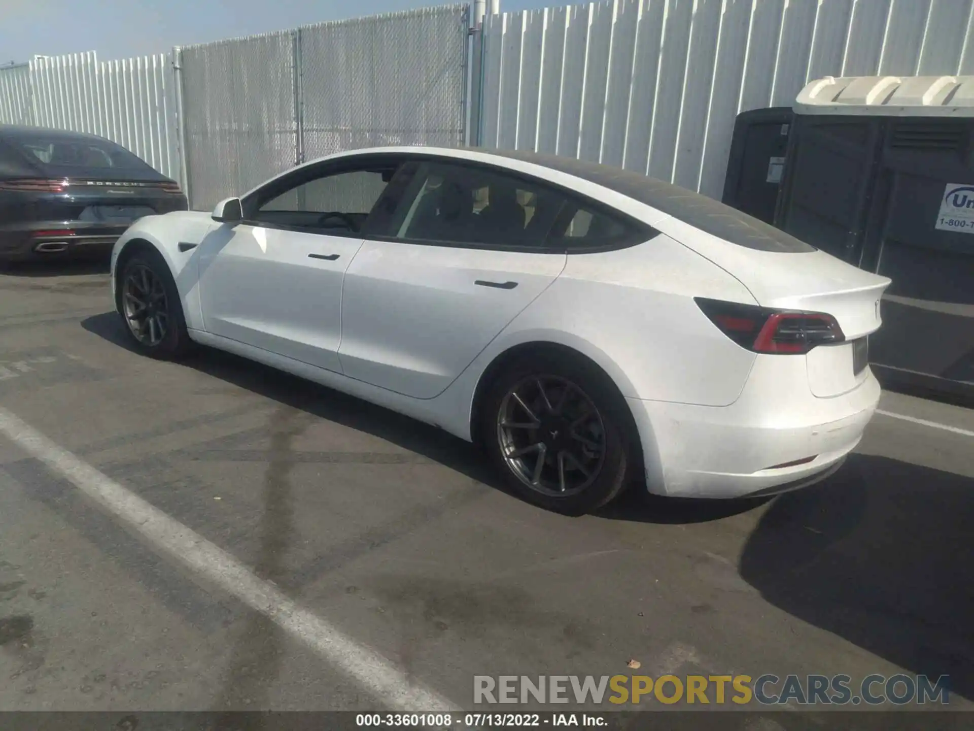 3 Фотография поврежденного автомобиля 5YJ3E1EB0MF876556 TESLA MODEL 3 2021