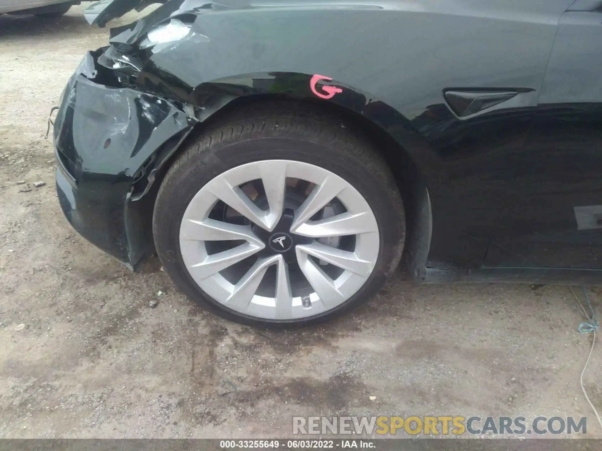 12 Photograph of a damaged car 5YJ3E1EB0MF901844 TESLA MODEL 3 2021