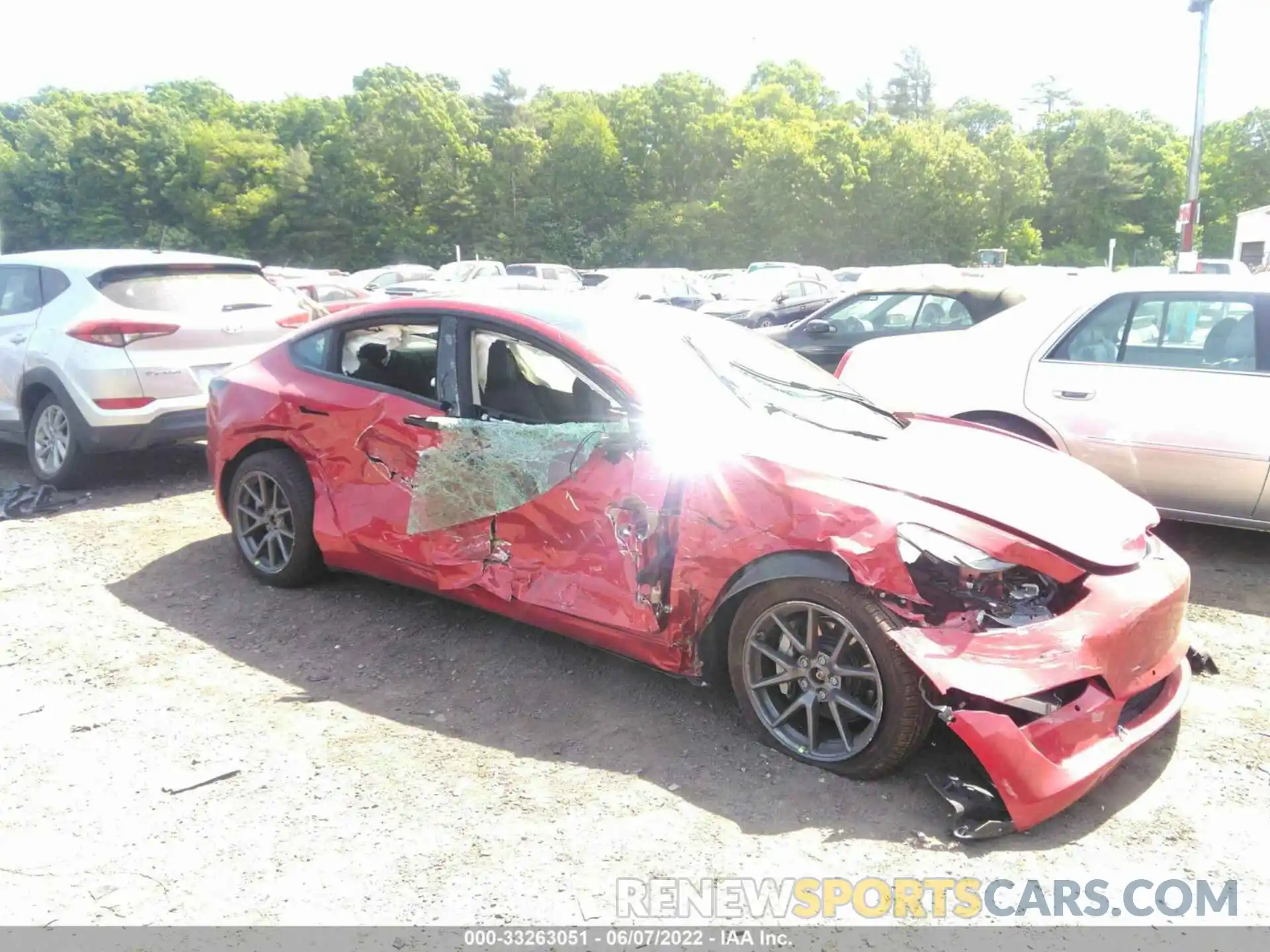 1 Photograph of a damaged car 5YJ3E1EB0MF941700 TESLA MODEL 3 2021