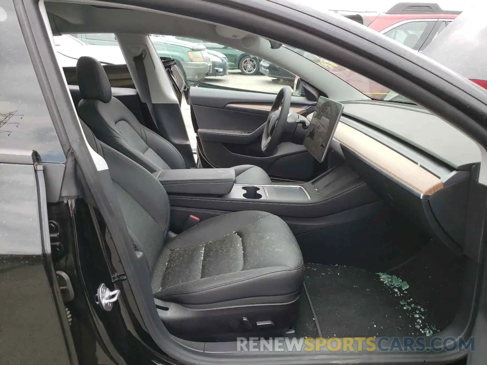 5 Photograph of a damaged car 5YJ3E1EB0MF974549 TESLA MODEL 3 2021