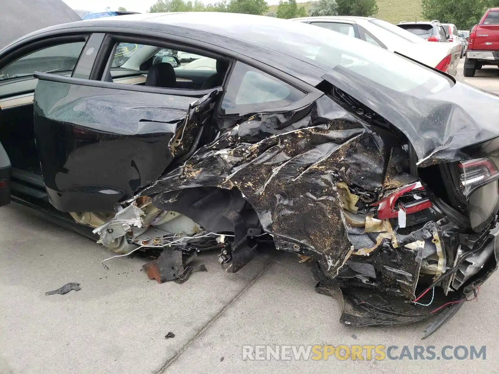 9 Photograph of a damaged car 5YJ3E1EB0MF974549 TESLA MODEL 3 2021