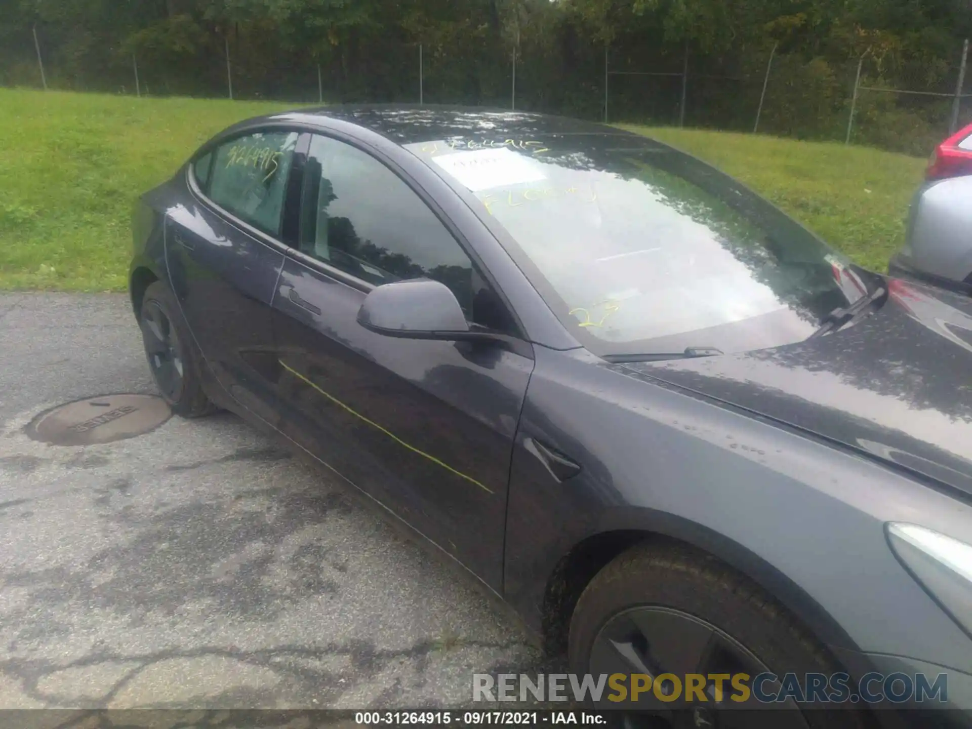 6 Photograph of a damaged car 5YJ3E1EB0MF979587 TESLA MODEL 3 2021