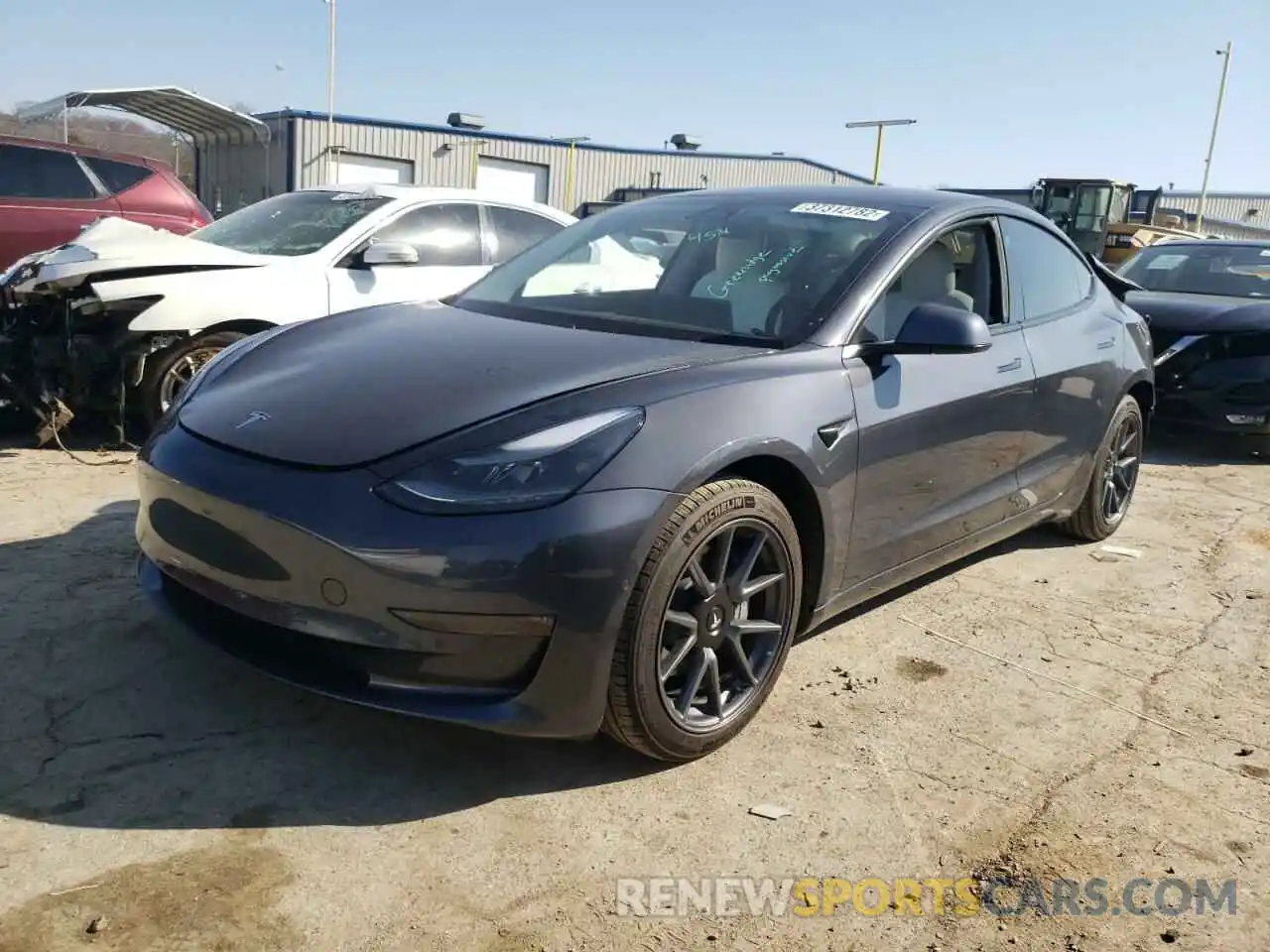 2 Фотография поврежденного автомобиля 5YJ3E1EB0MF981288 TESLA MODEL 3 2021