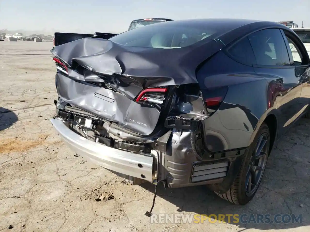 9 Photograph of a damaged car 5YJ3E1EB0MF981288 TESLA MODEL 3 2021