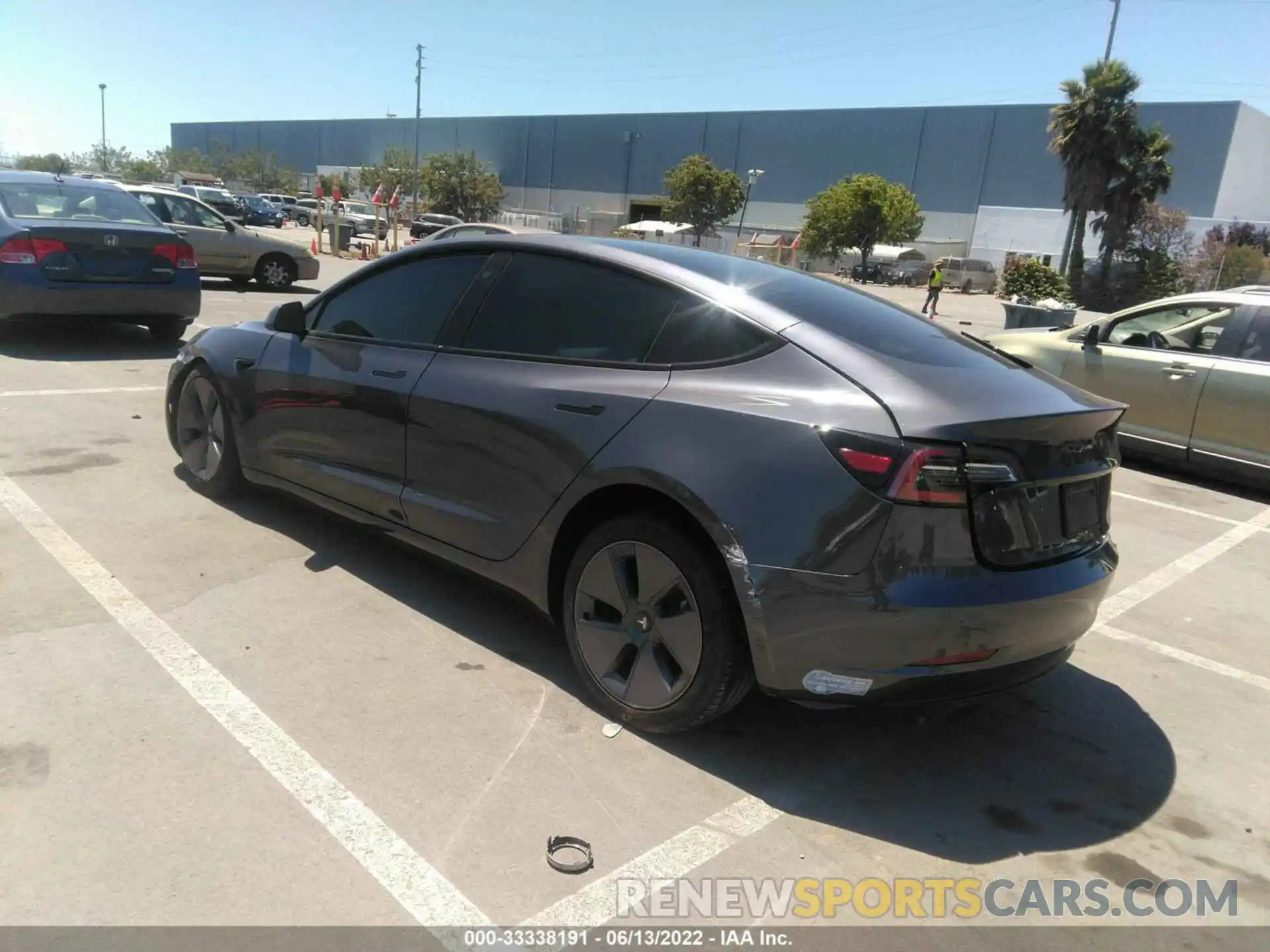 3 Photograph of a damaged car 5YJ3E1EB0MF999371 TESLA MODEL 3 2021