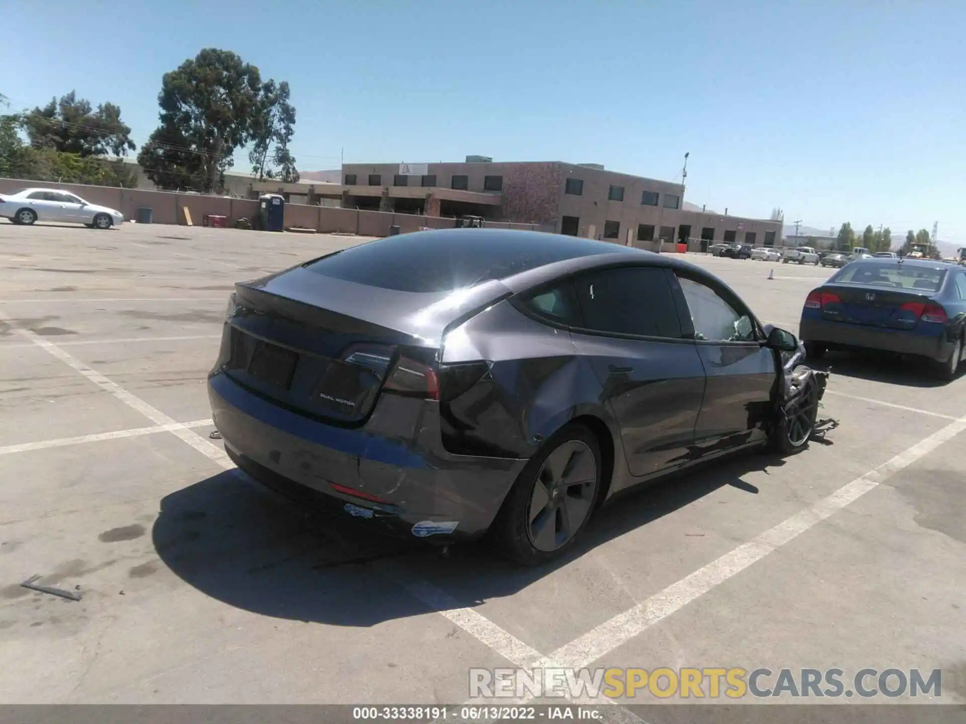 4 Photograph of a damaged car 5YJ3E1EB0MF999371 TESLA MODEL 3 2021