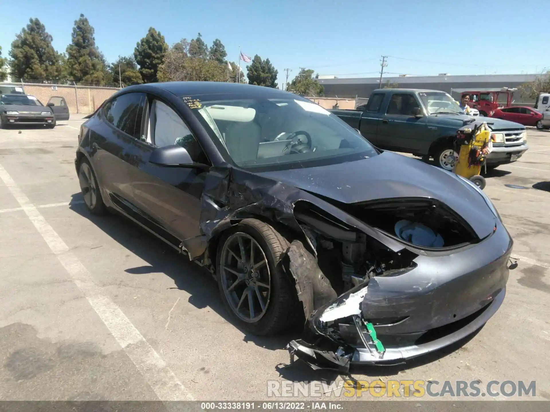 6 Photograph of a damaged car 5YJ3E1EB0MF999371 TESLA MODEL 3 2021