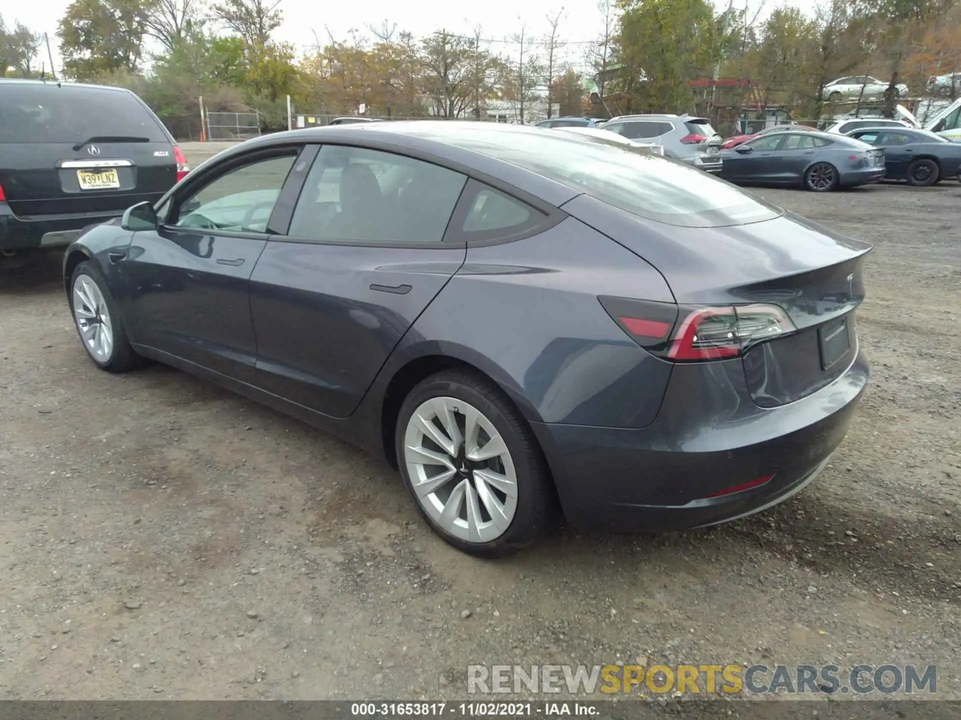 3 Photograph of a damaged car 5YJ3E1EB1MF045132 TESLA MODEL 3 2021