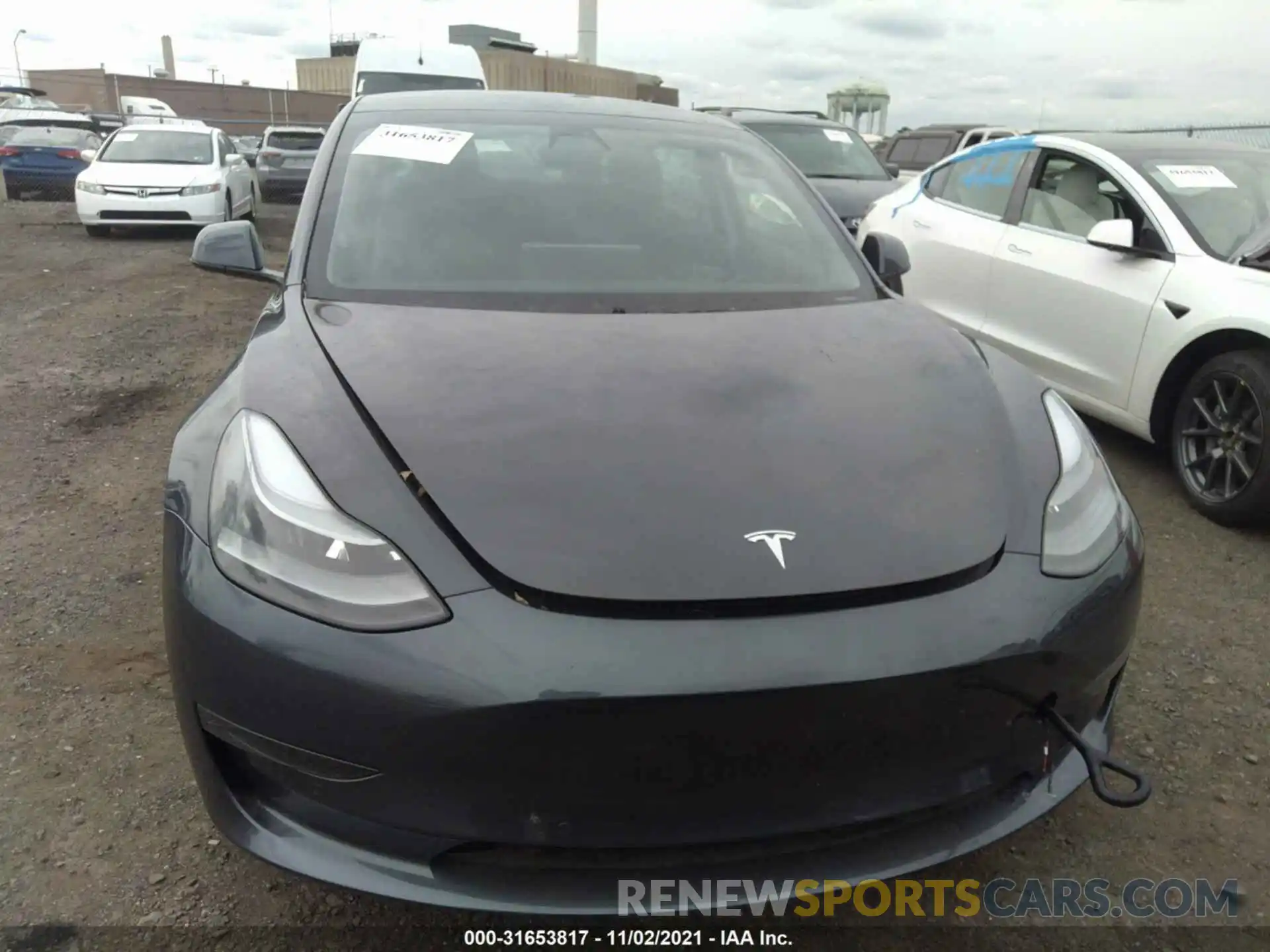 6 Photograph of a damaged car 5YJ3E1EB1MF045132 TESLA MODEL 3 2021