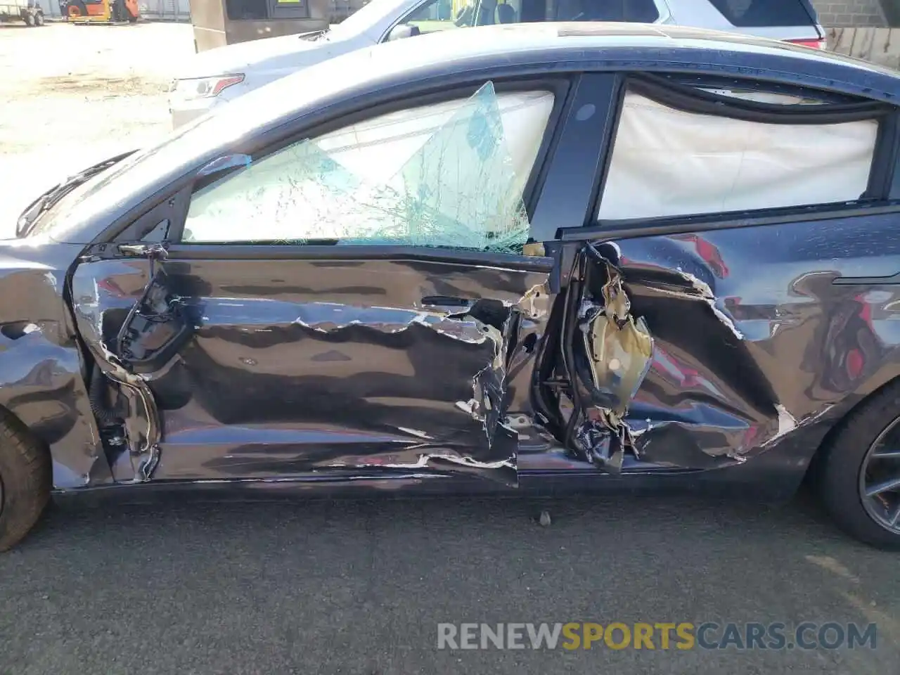 9 Photograph of a damaged car 5YJ3E1EB1MF048497 TESLA MODEL 3 2021