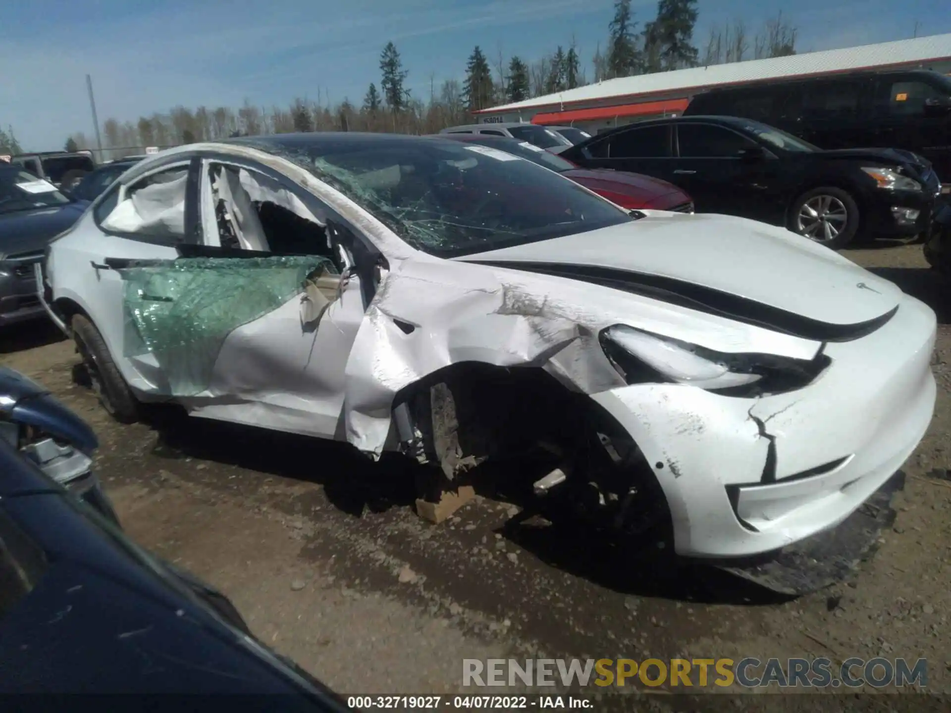 6 Photograph of a damaged car 5YJ3E1EB1MF054834 TESLA MODEL 3 2021