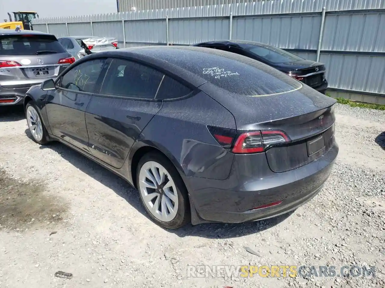 3 Фотография поврежденного автомобиля 5YJ3E1EB1MF056437 TESLA MODEL 3 2021